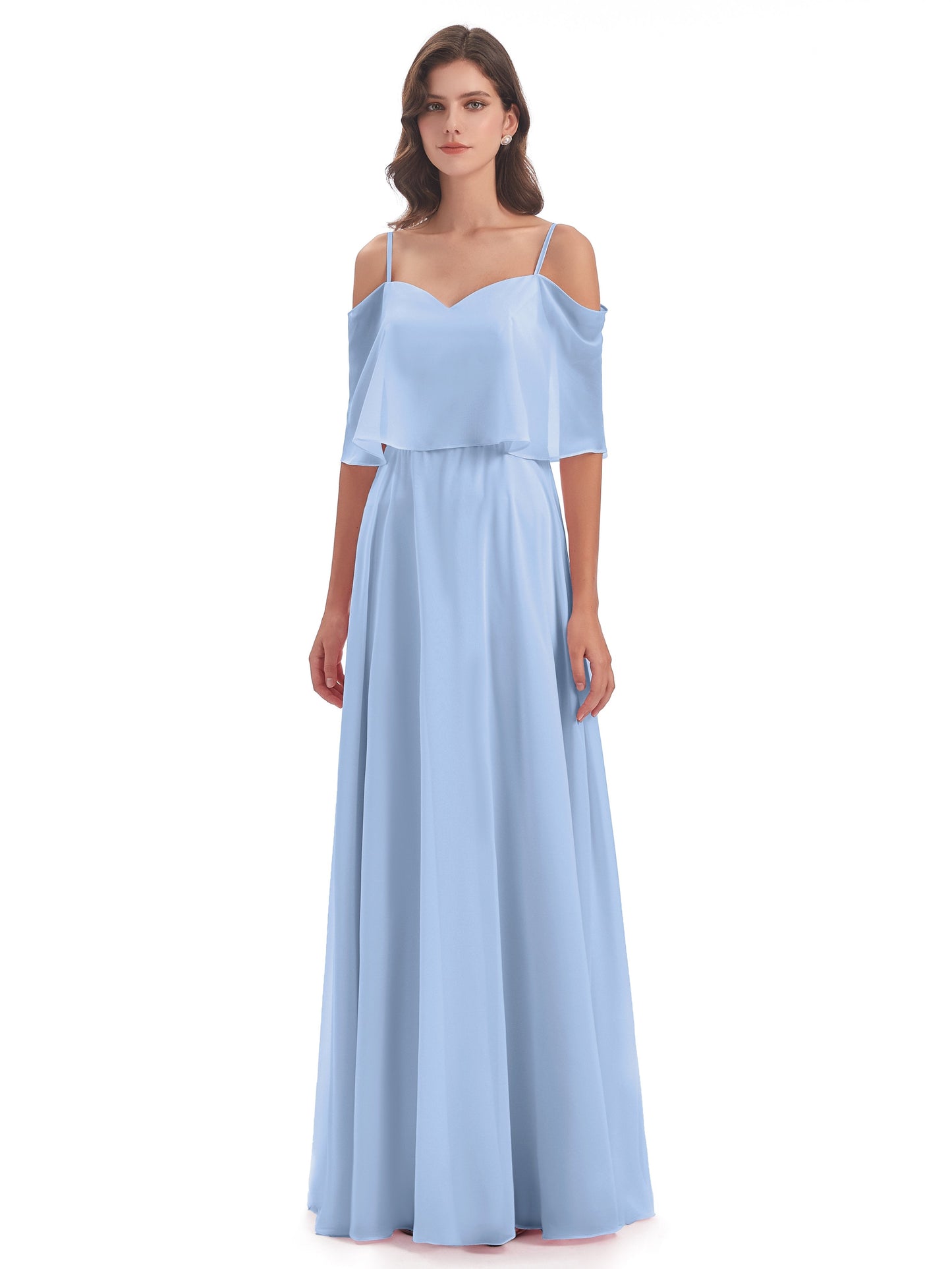 Abigail Sheath Spaghetti Straps Bridesmaid Dresses