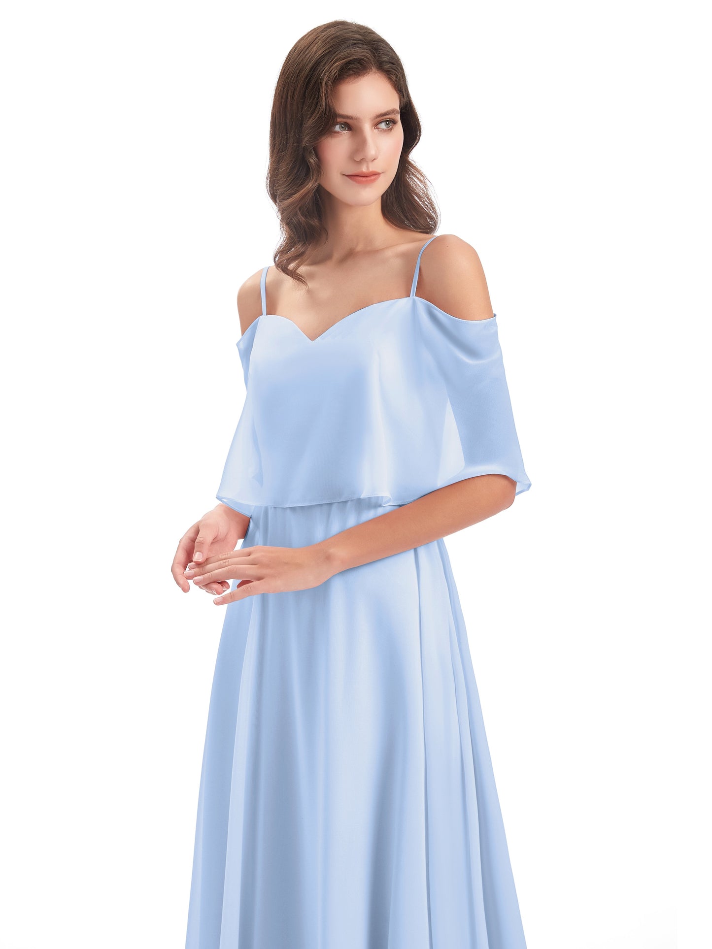 Abigail Sheath Spaghetti Straps Bridesmaid Dresses