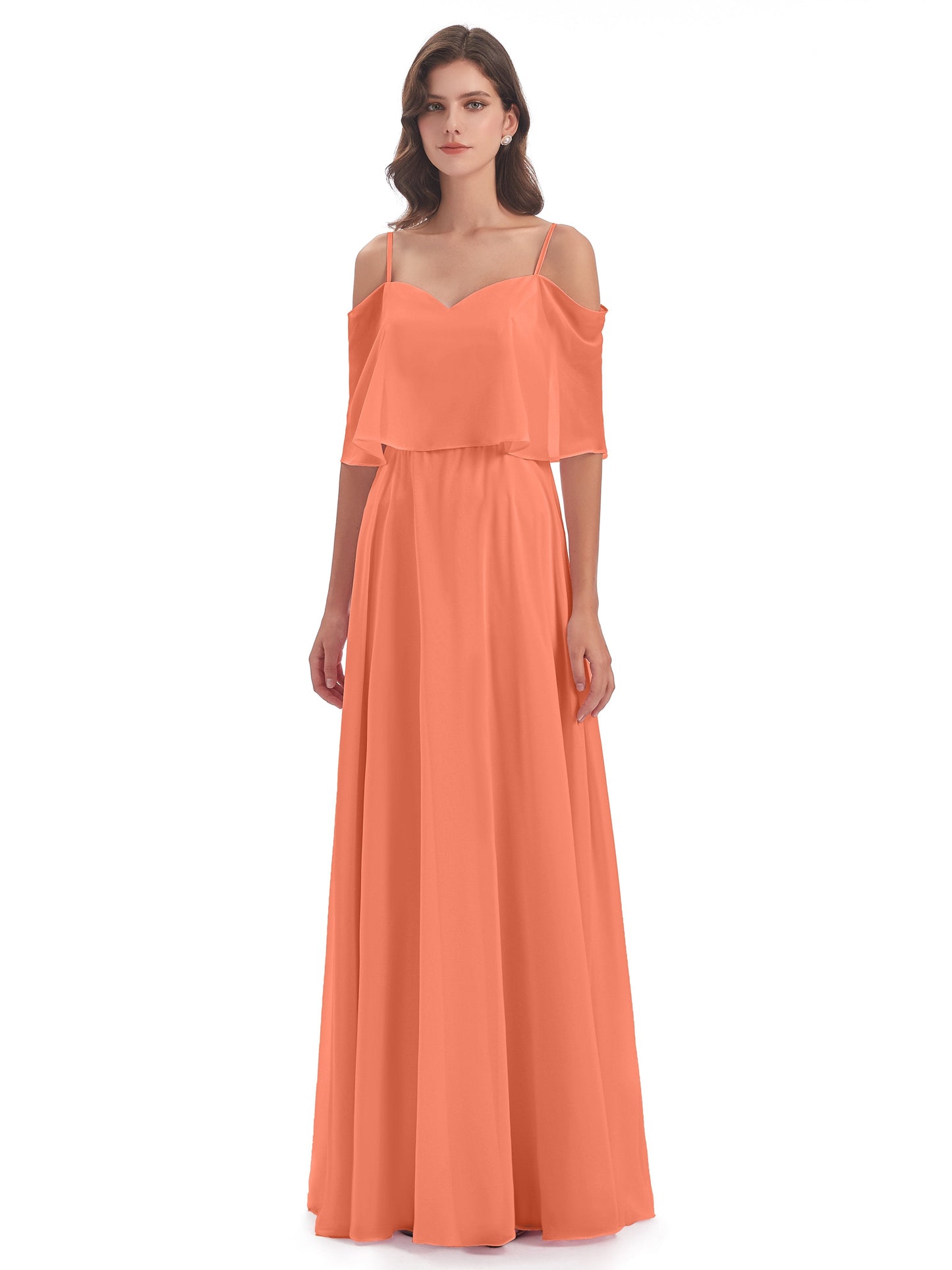 Abigail Sheath Spaghetti Straps Bridesmaid Dresses