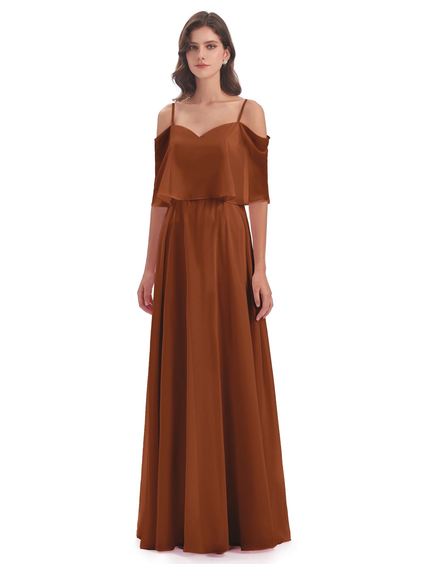 Abigail Sheath Spaghetti Straps Bridesmaid Dresses