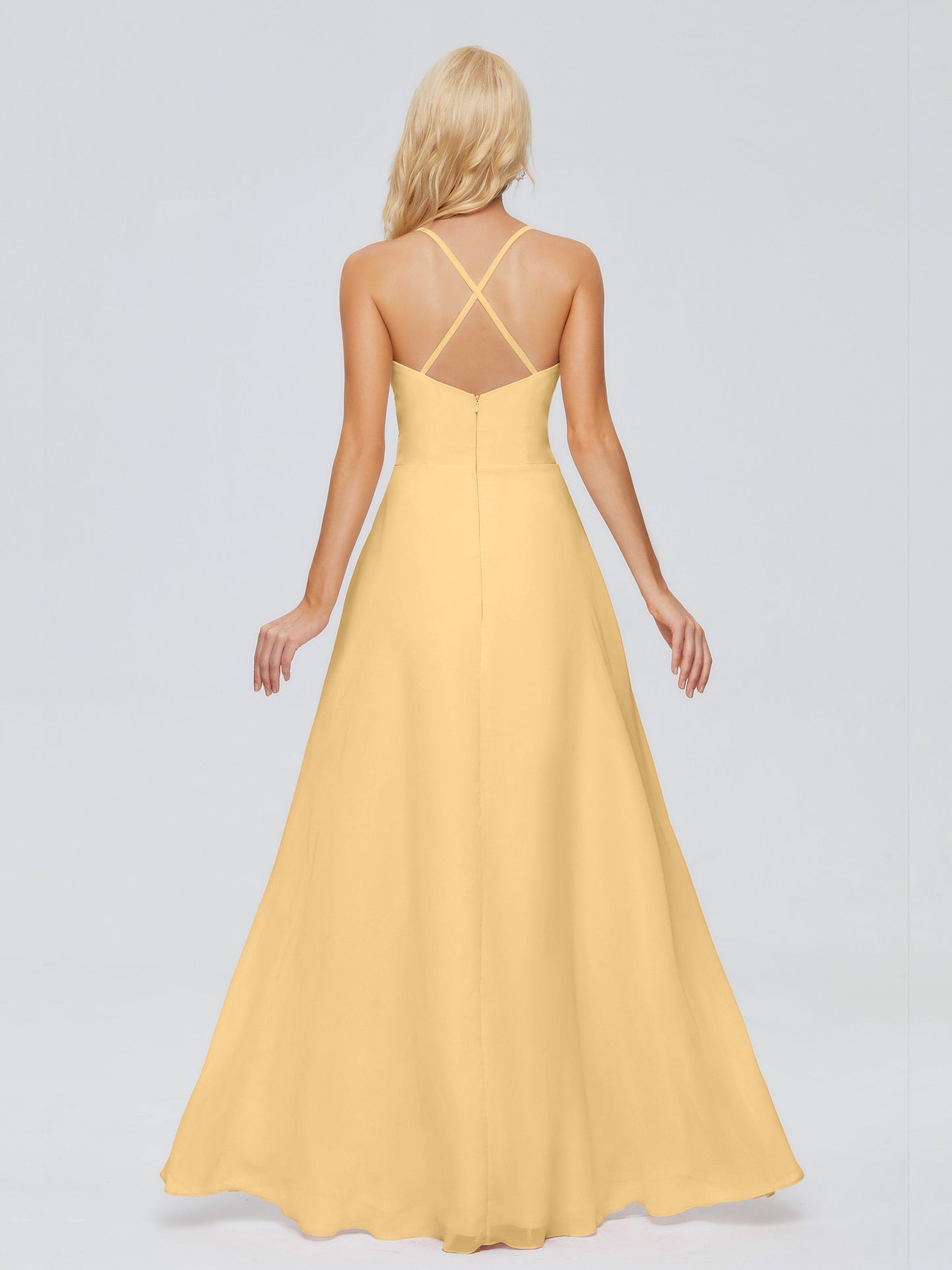 Adalynn Spaghetti Straps Chiffon Bridesmaid Dresses
