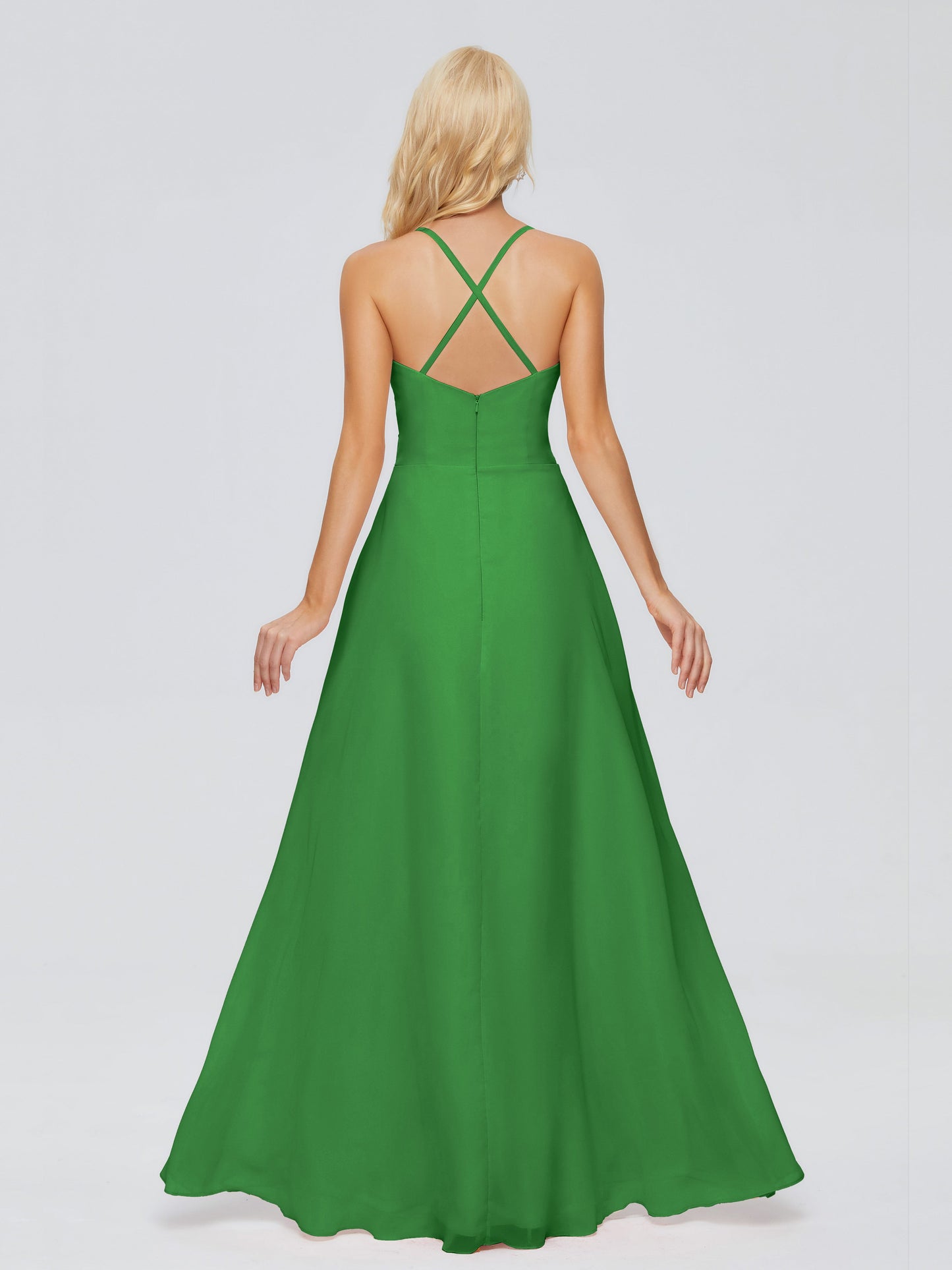 Adalynn Spaghetti Straps Chiffon Bridesmaid Dresses