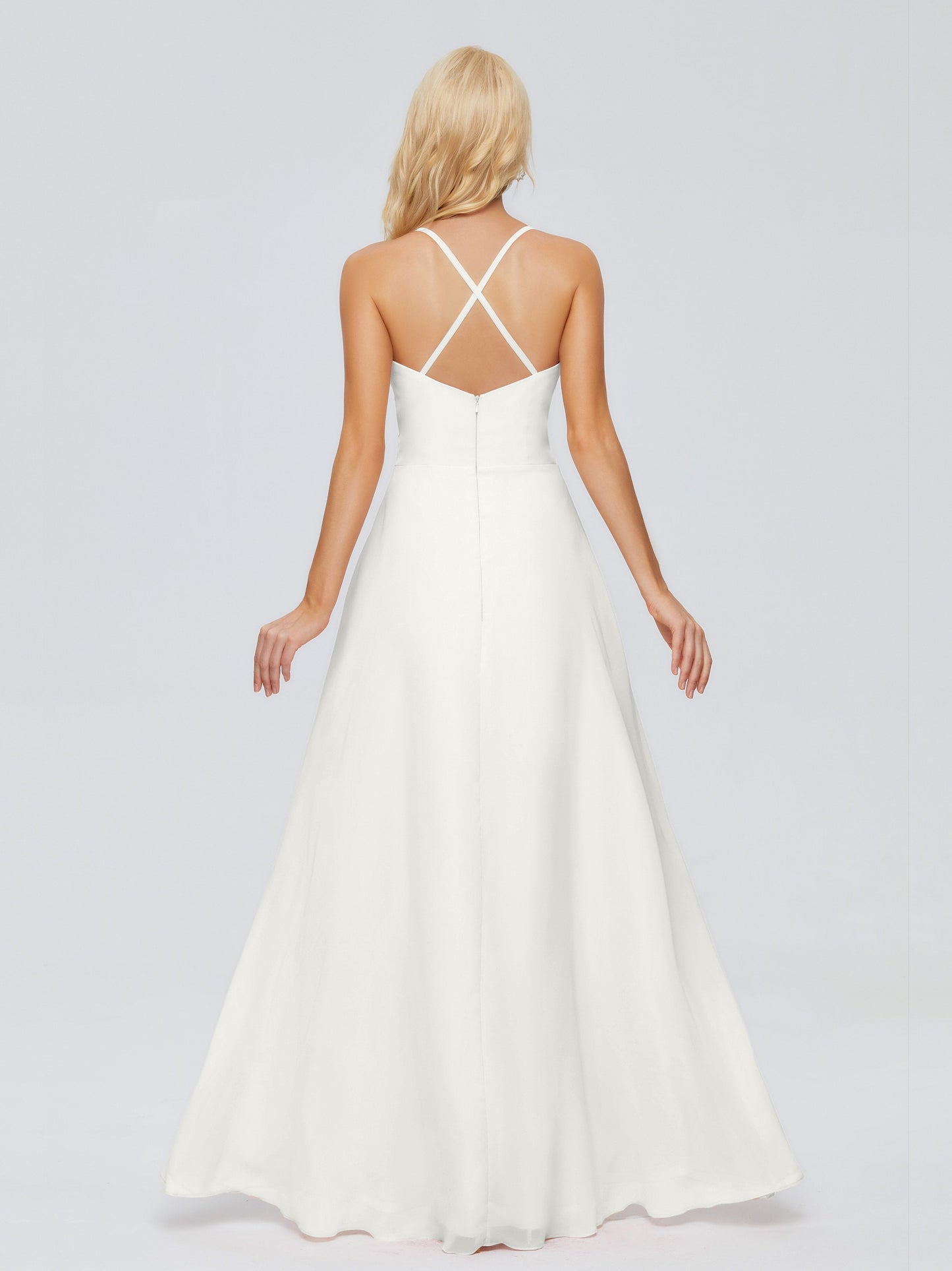 Adalynn Spaghetti Straps Chiffon Bridesmaid Dresses