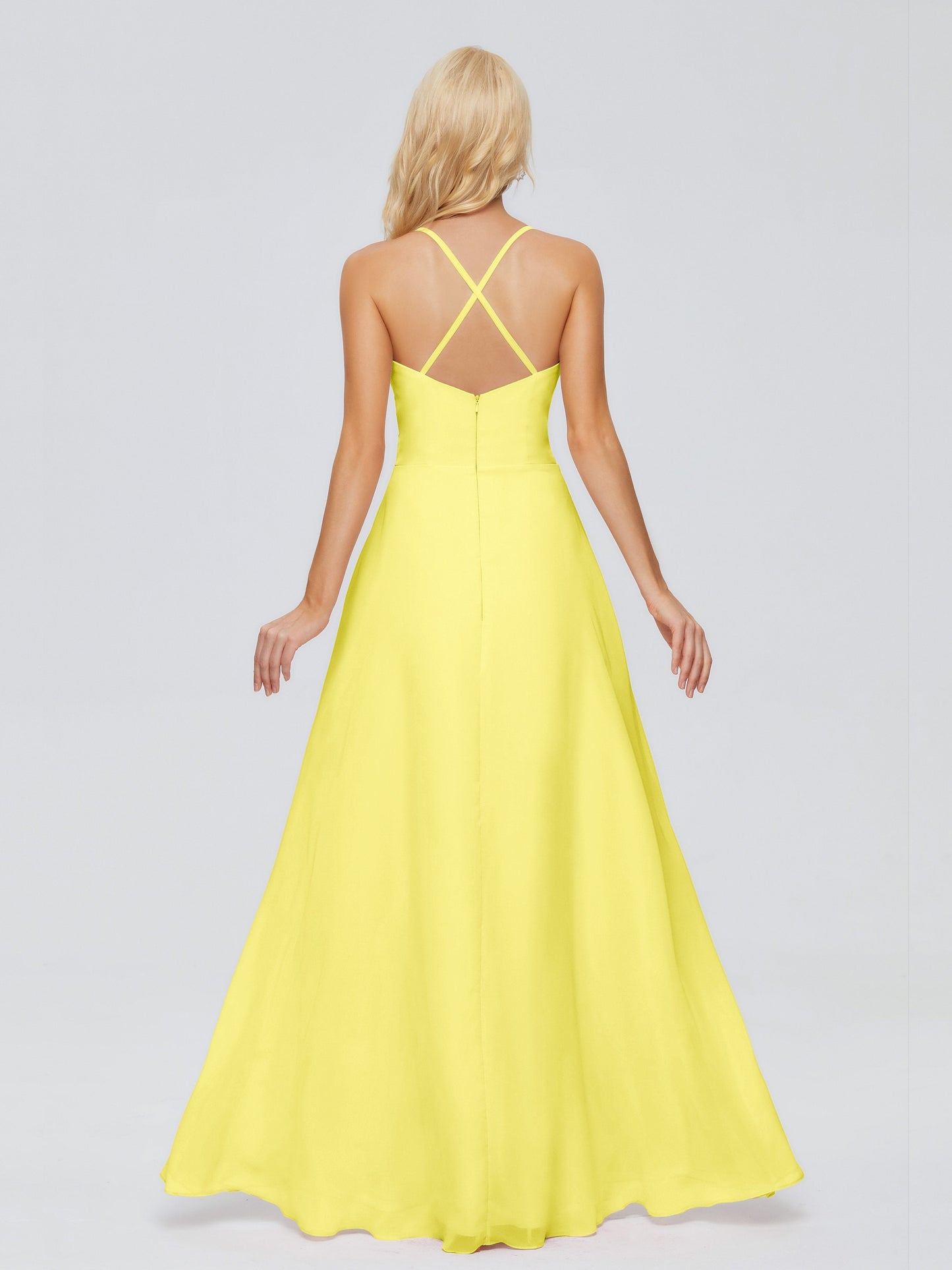 Adalynn Spaghetti Straps Chiffon Bridesmaid Dresses