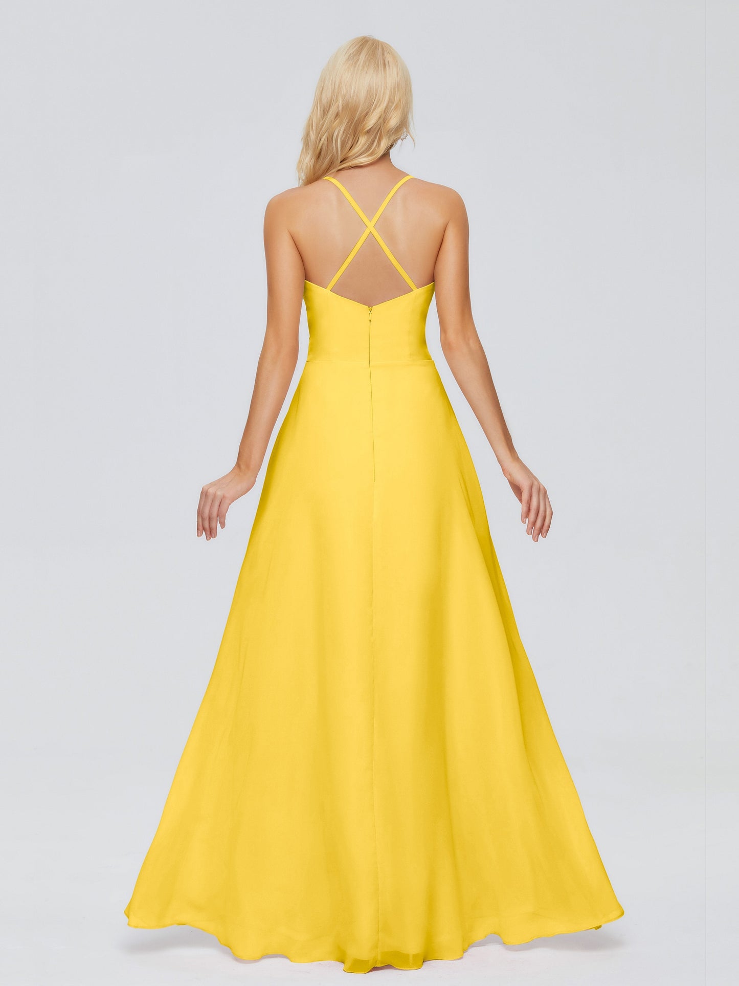Adalynn Spaghetti Straps Chiffon Bridesmaid Dresses
