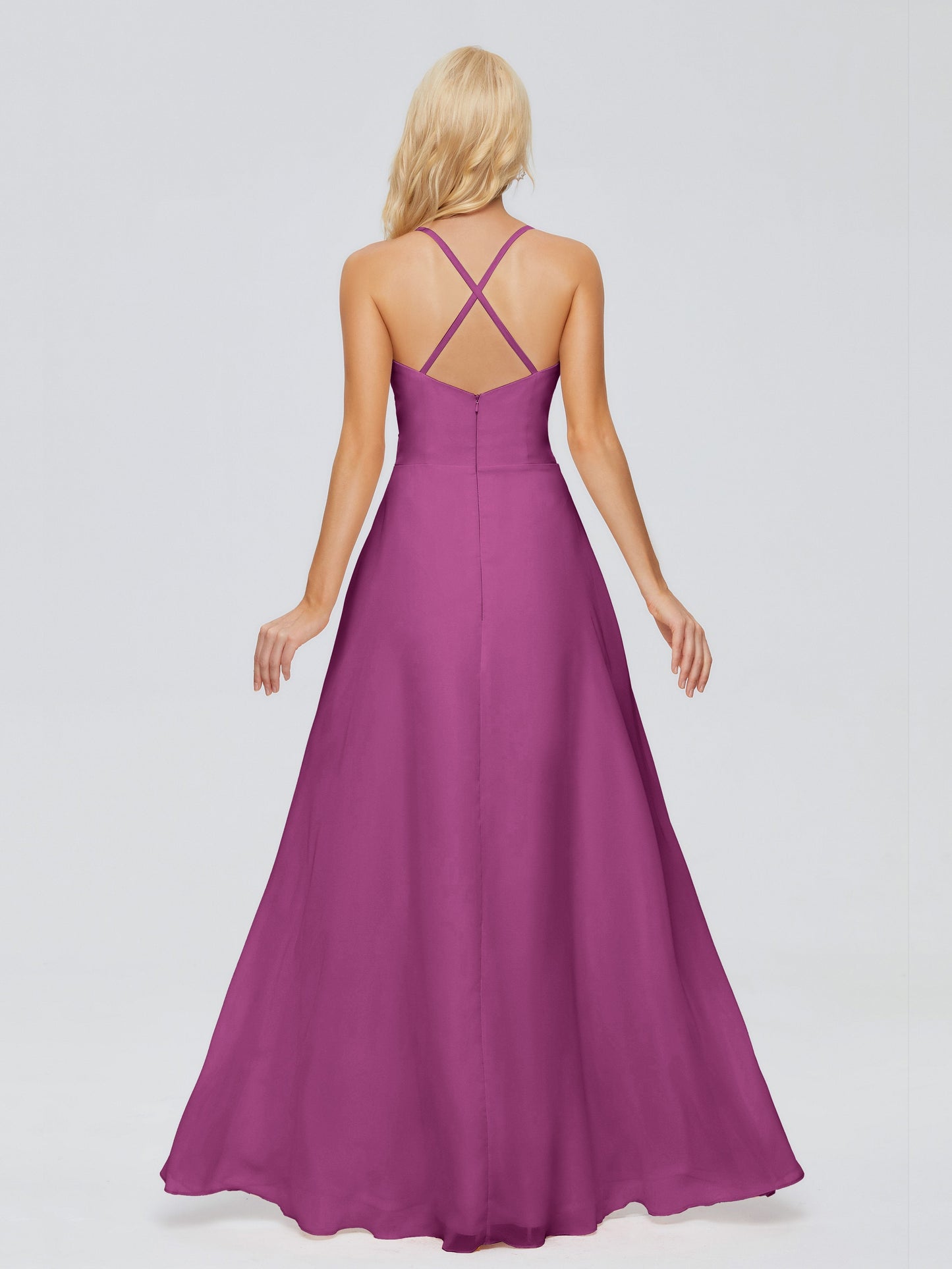 Adalynn Spaghetti Straps Chiffon Bridesmaid Dresses