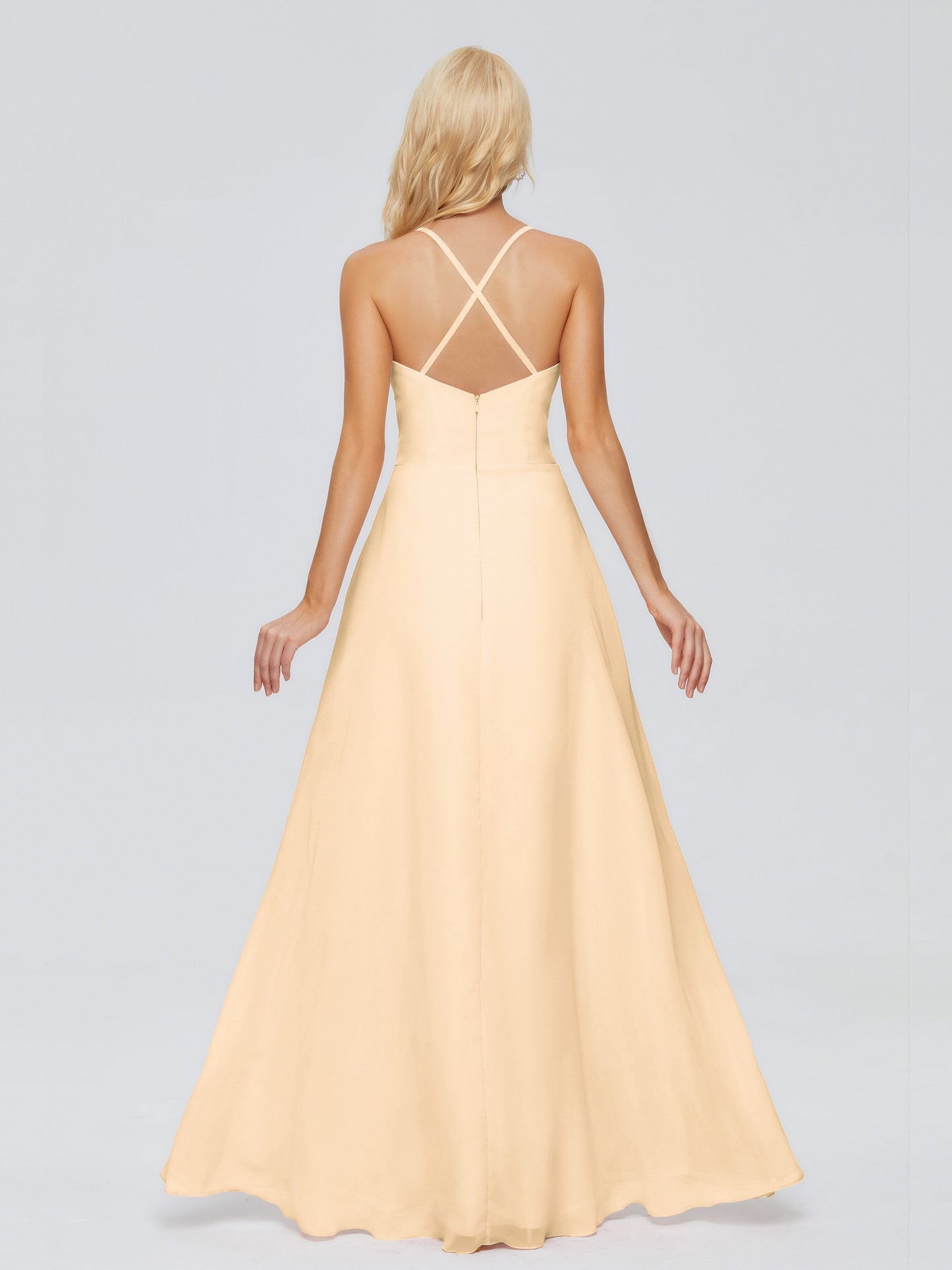 Adalynn Spaghetti Straps Chiffon Bridesmaid Dresses