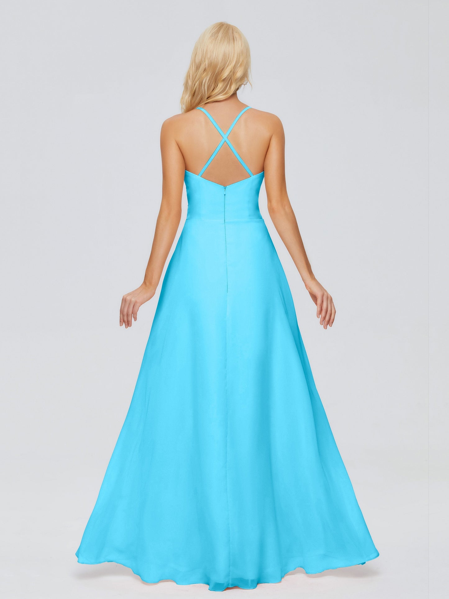 Adalynn Spaghetti Straps Chiffon Bridesmaid Dresses