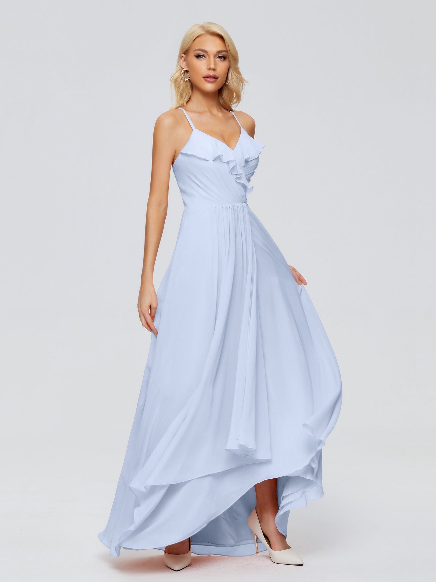 Adalynn Spaghetti Straps Chiffon Bridesmaid Dresses