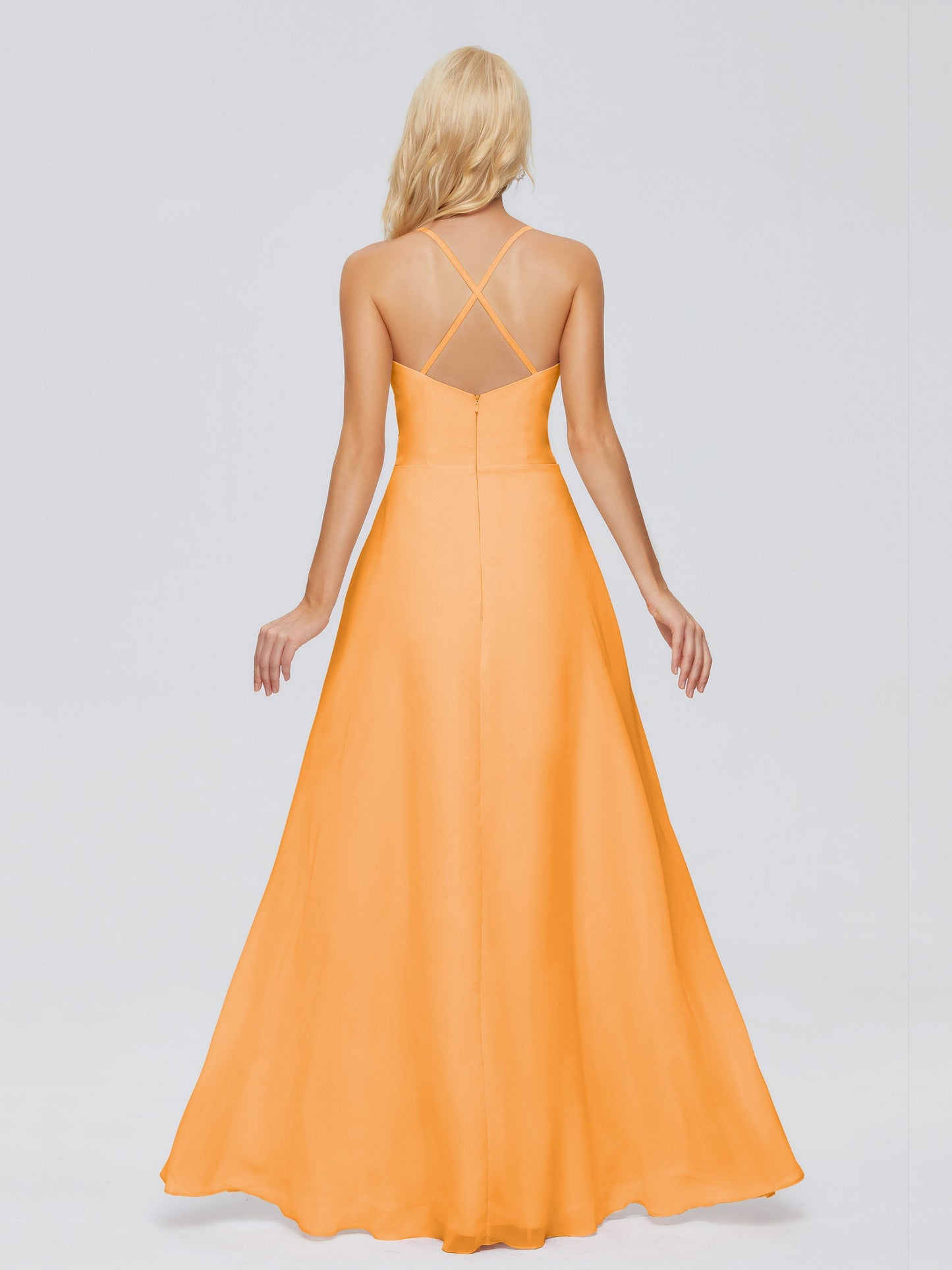 Adalynn Spaghetti Straps Chiffon Bridesmaid Dresses