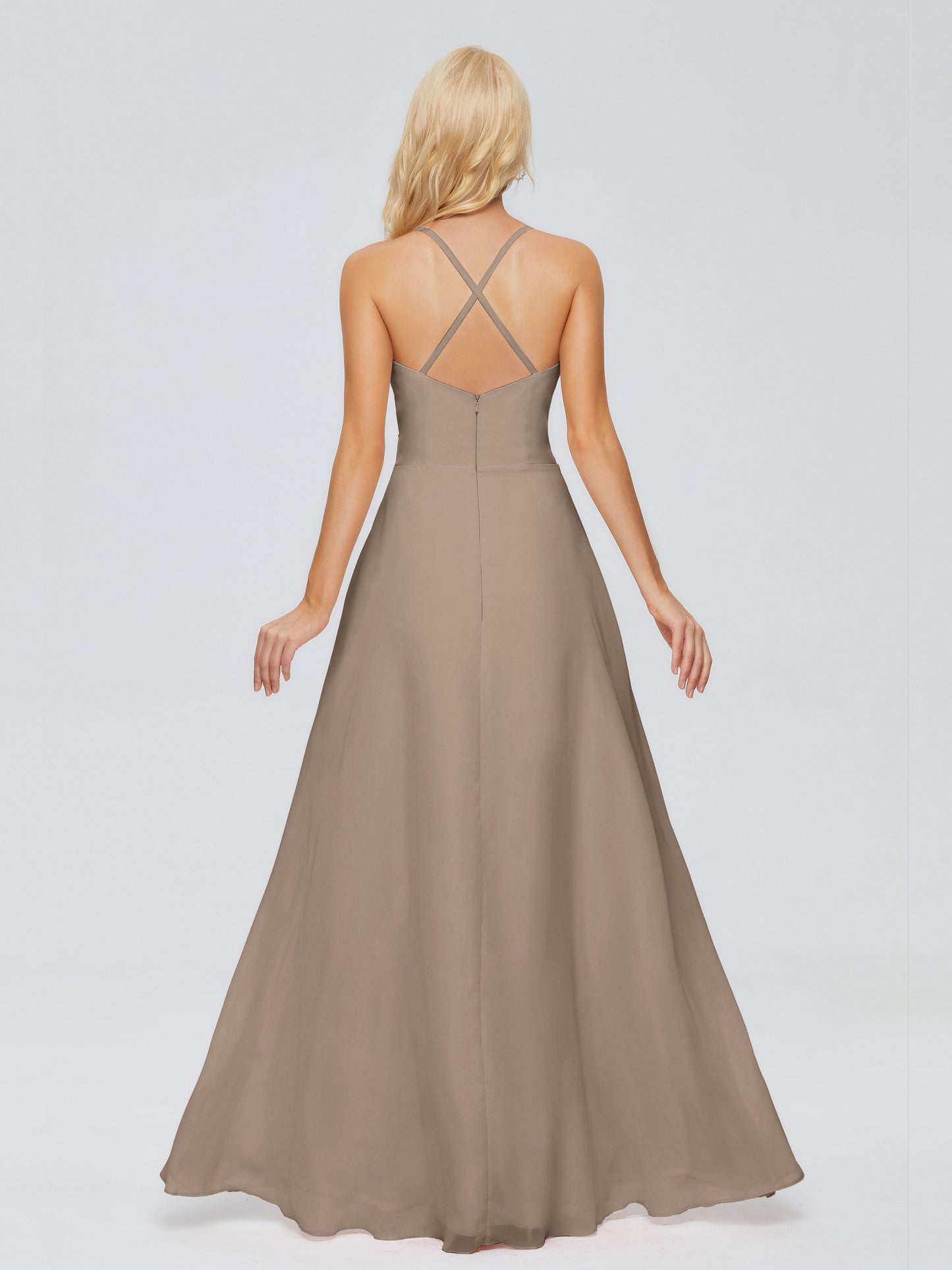 Adalynn Spaghetti Straps Chiffon Bridesmaid Dresses