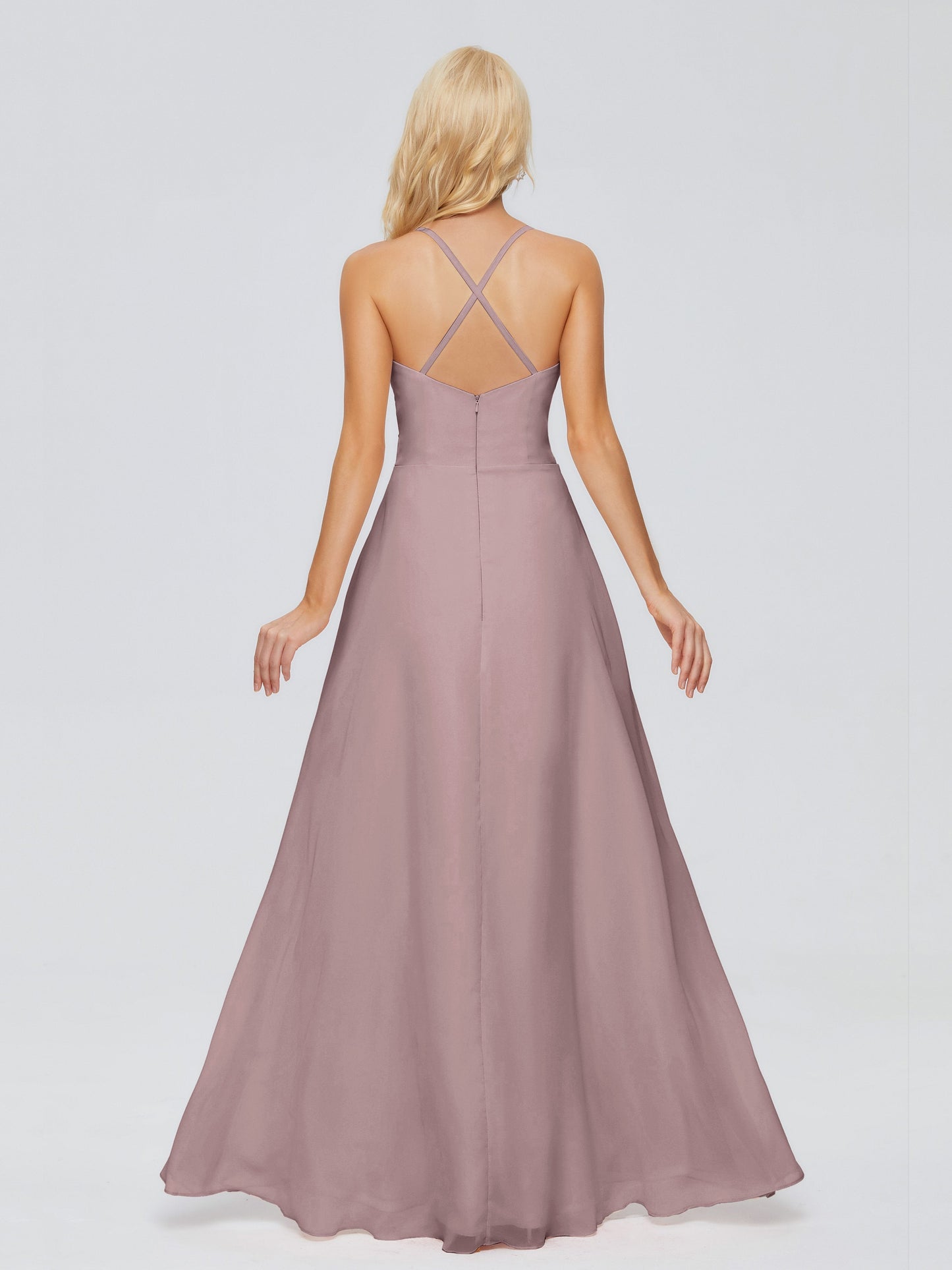 Adalynn Spaghetti Straps Chiffon Bridesmaid Dresses