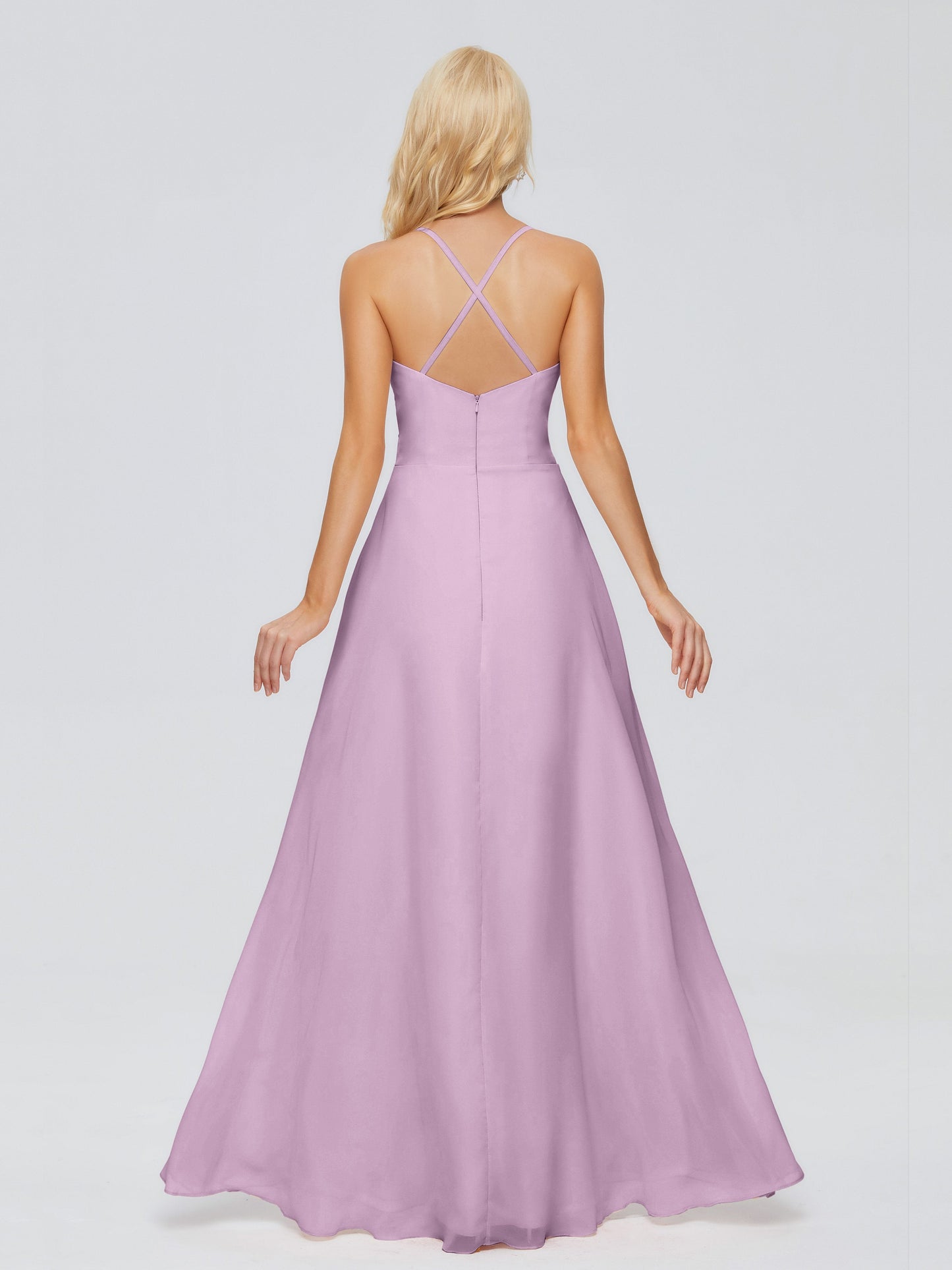 Adalynn Spaghetti Straps Chiffon Bridesmaid Dresses