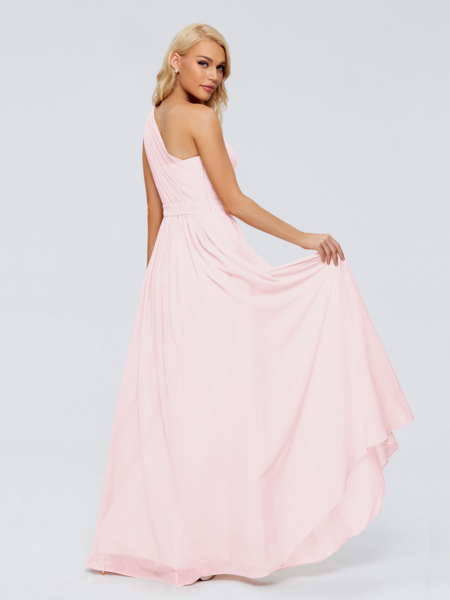 Arabella One-shoulder Chiffon Bridesmaid Dresses