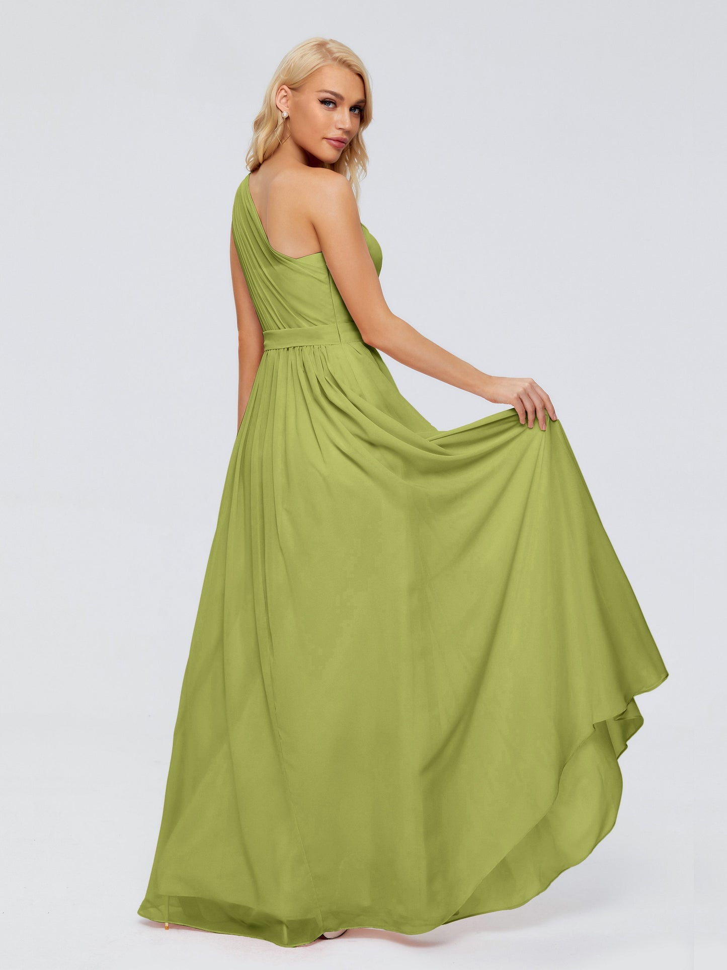Arabella One-shoulder Chiffon Bridesmaid Dresses