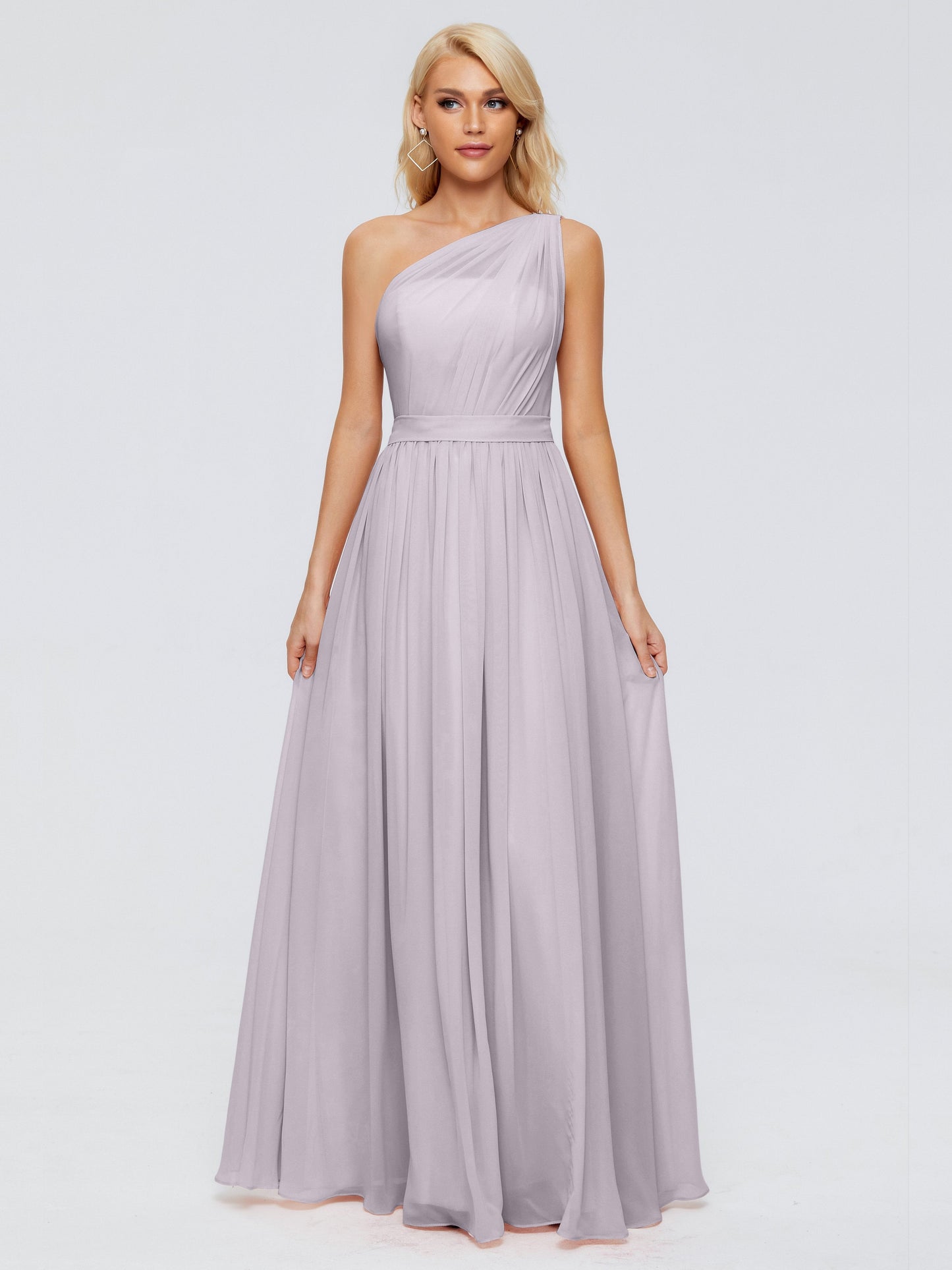 Arabella One-shoulder Chiffon Bridesmaid Dresses
