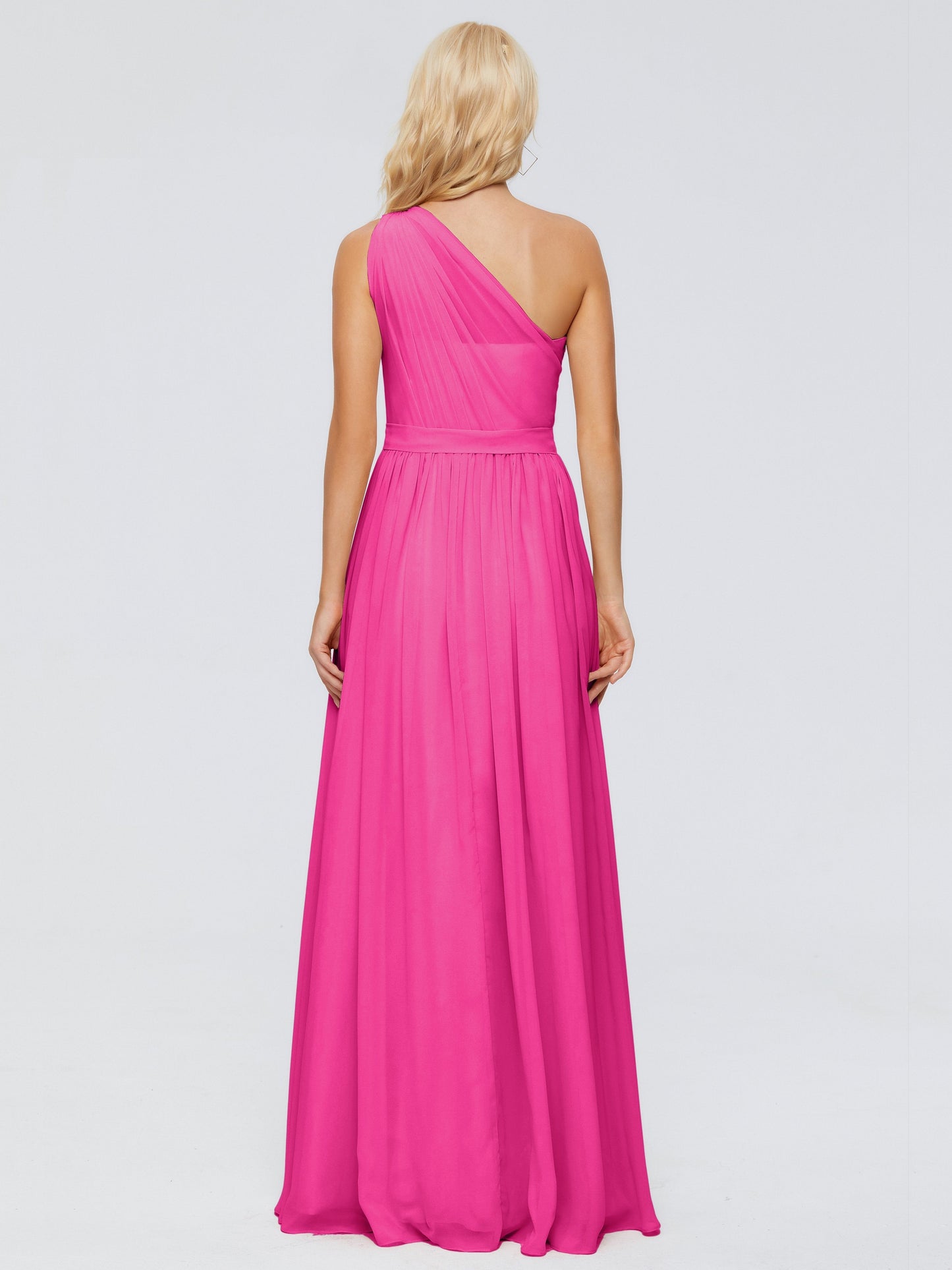 Arabella One-shoulder Chiffon Bridesmaid Dresses