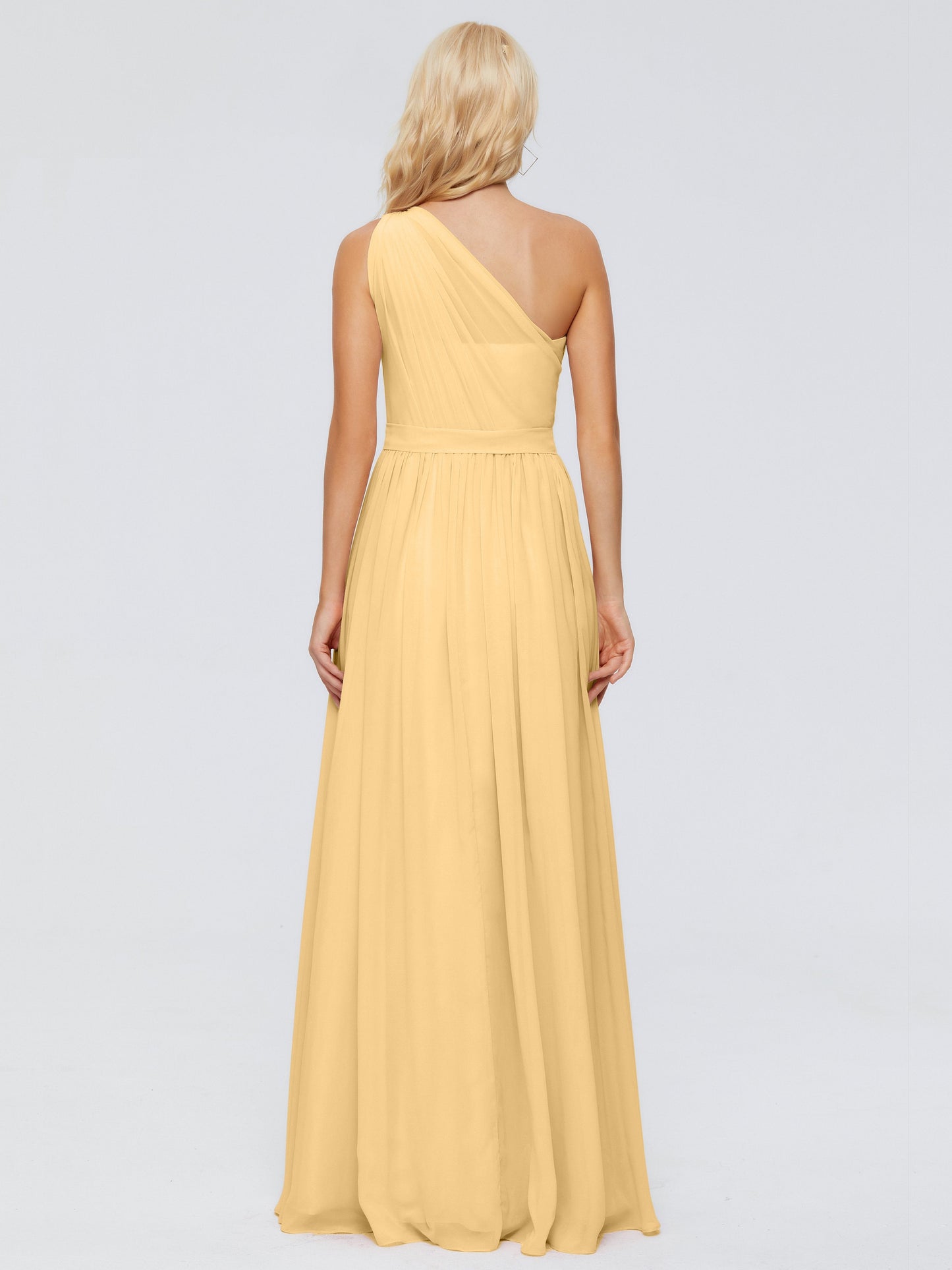 Arabella One-shoulder Chiffon Bridesmaid Dresses