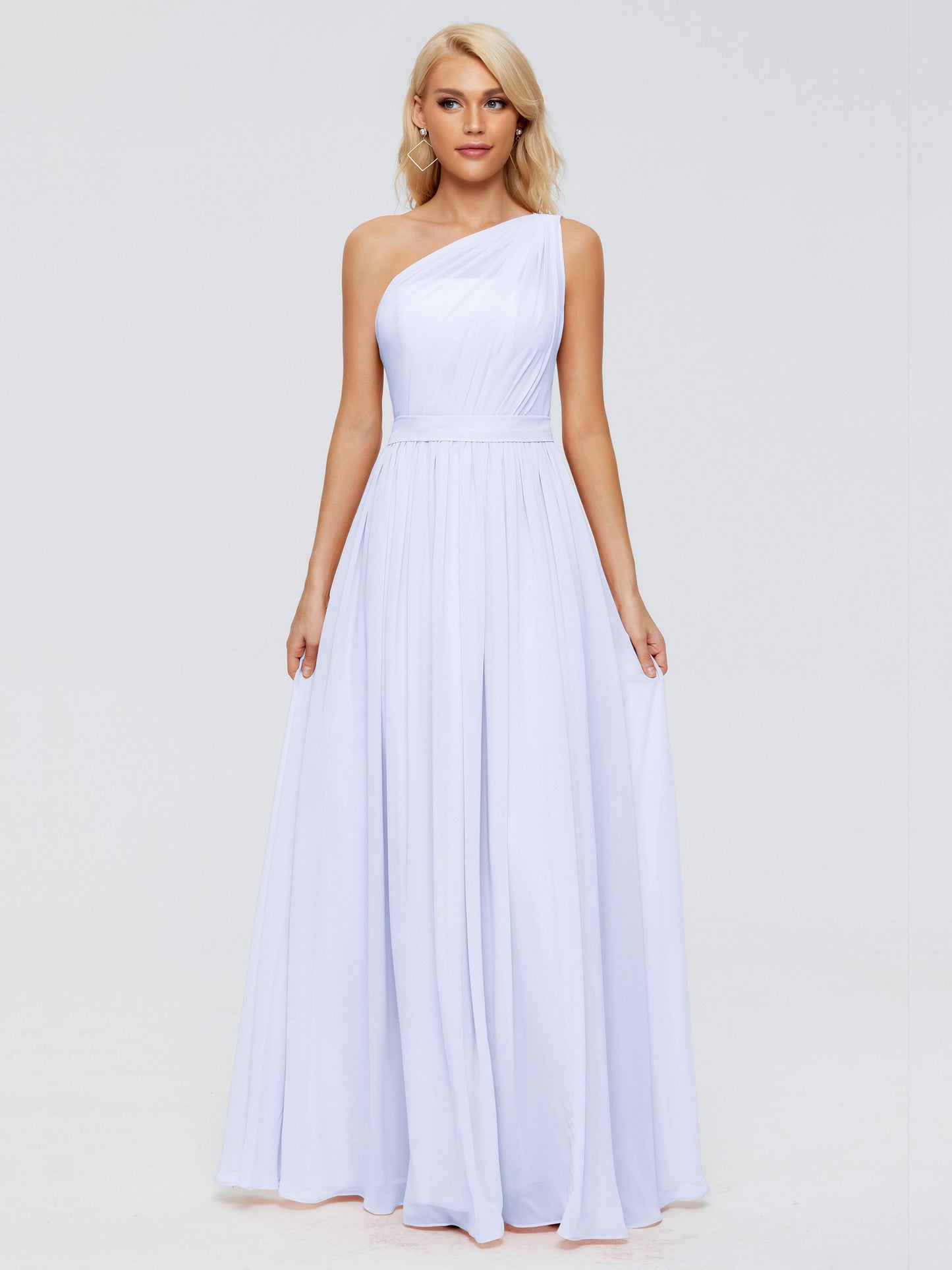 Arabella One-shoulder Chiffon Bridesmaid Dresses