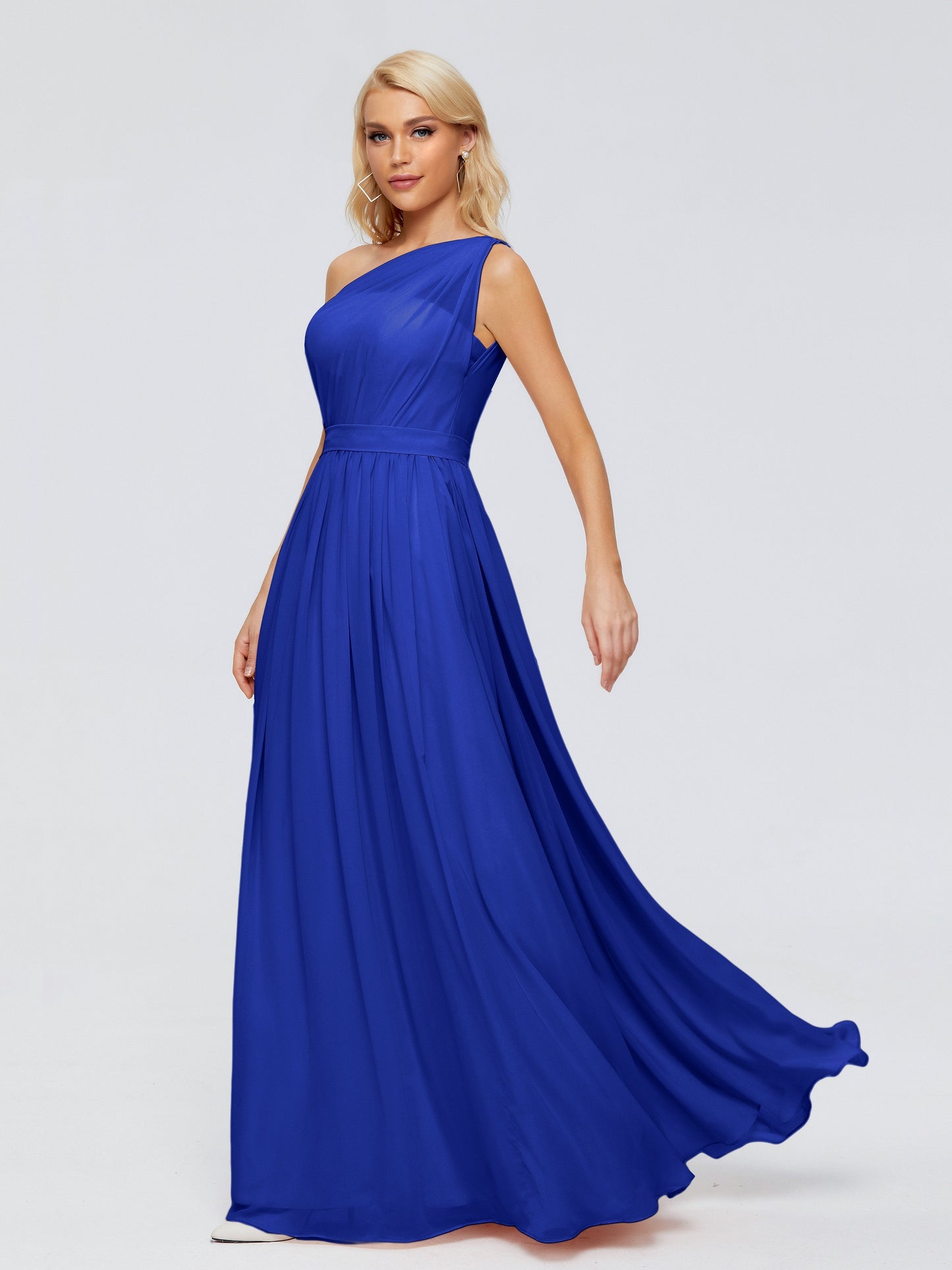 Arabella One-shoulder Chiffon Bridesmaid Dresses