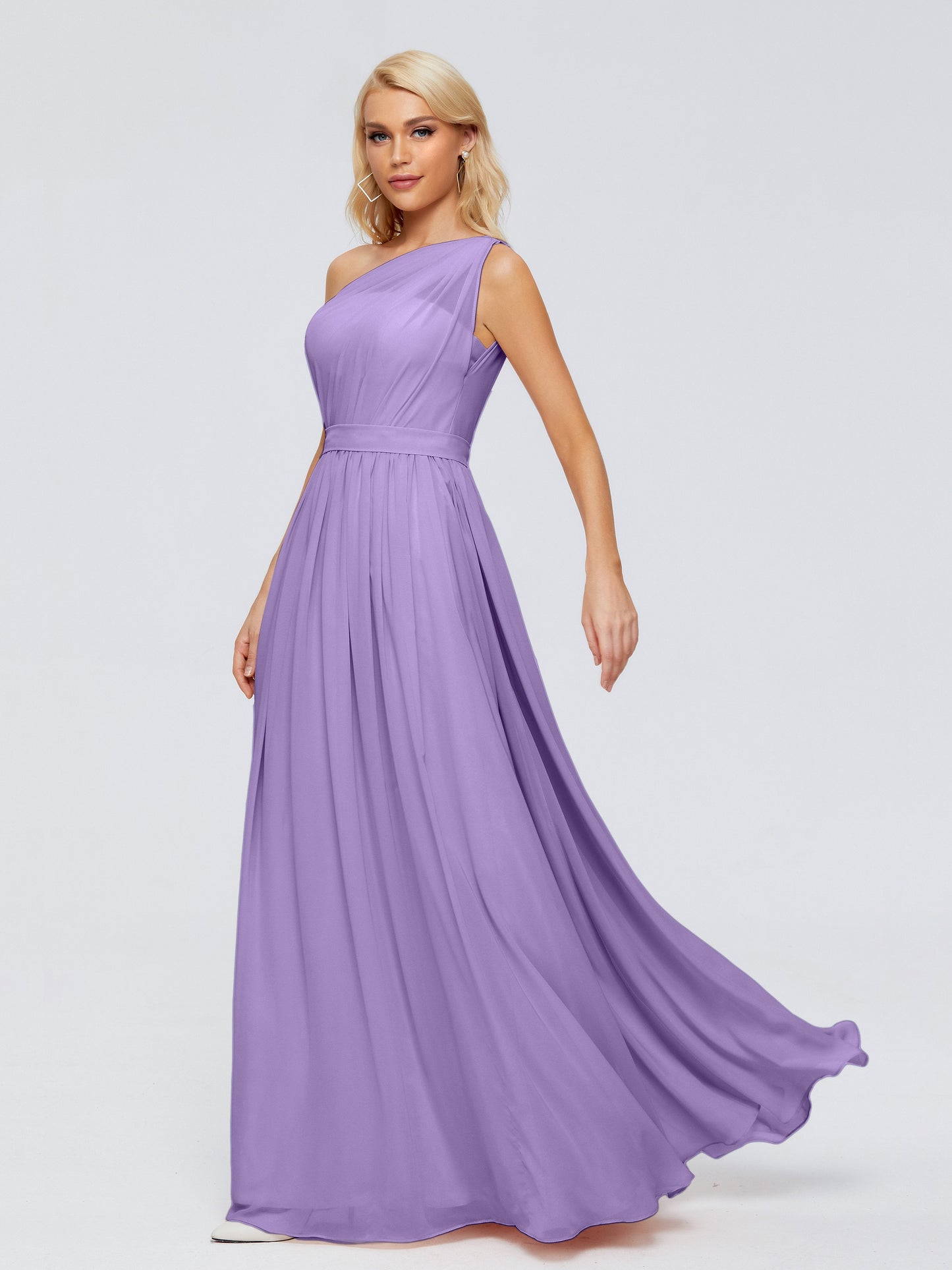 Arabella One-shoulder Chiffon Bridesmaid Dresses