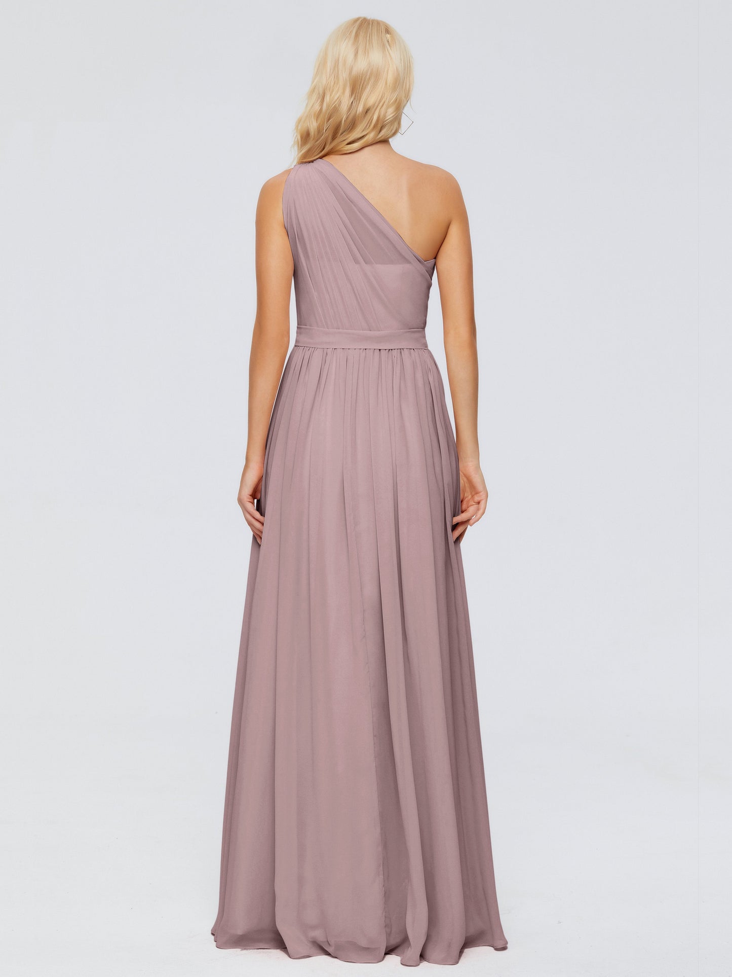 Arabella One-shoulder Chiffon Bridesmaid Dresses