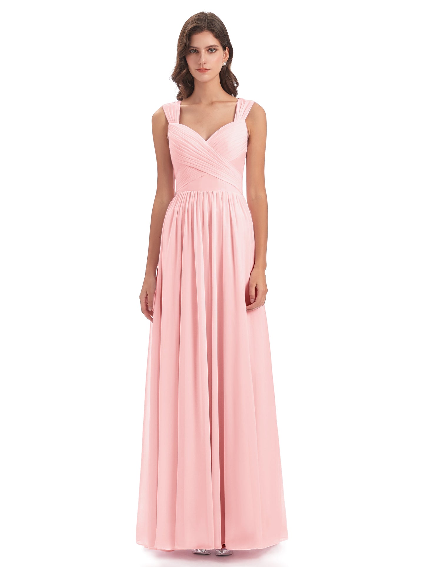 Isabella Key Hole Chiffon Bridesmaid Dresses
