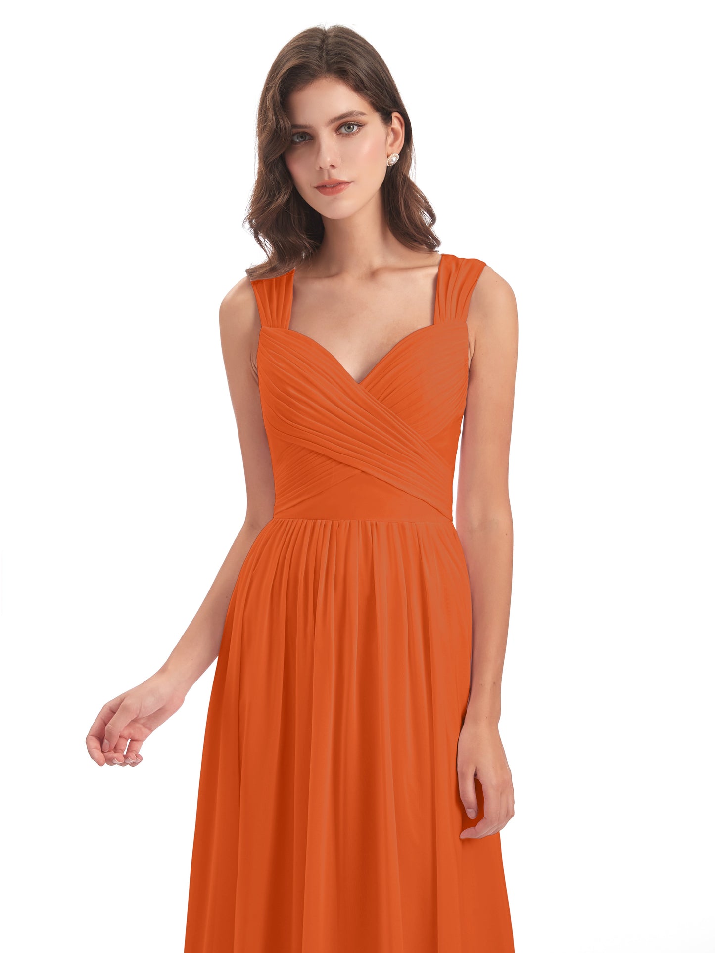 Isabella Key Hole Chiffon Bridesmaid Dresses