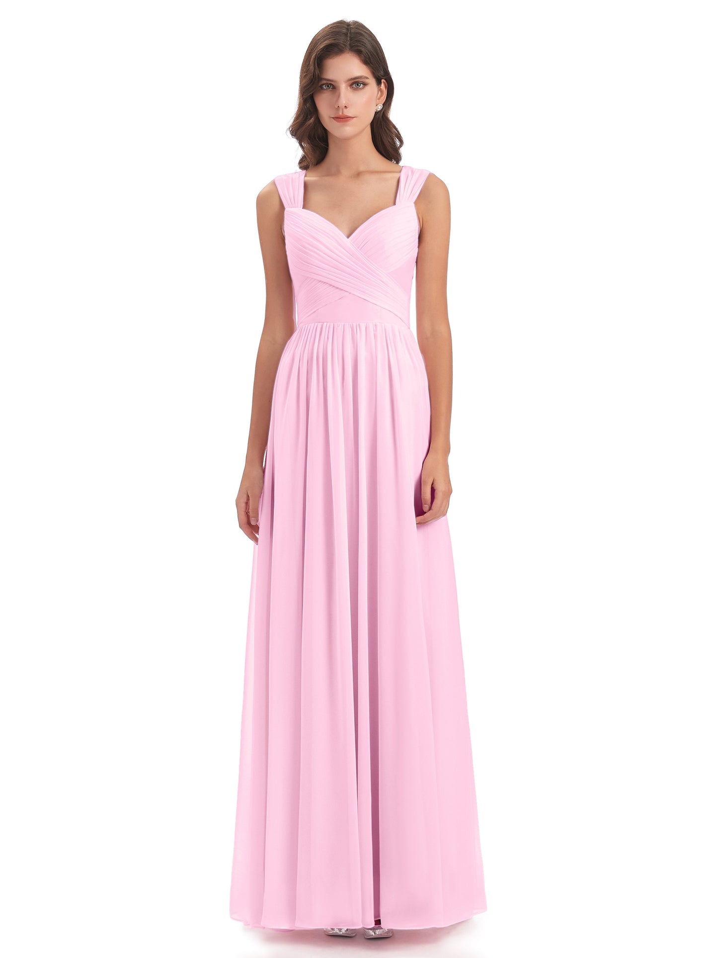 Isabella Key Hole Chiffon Bridesmaid Dresses