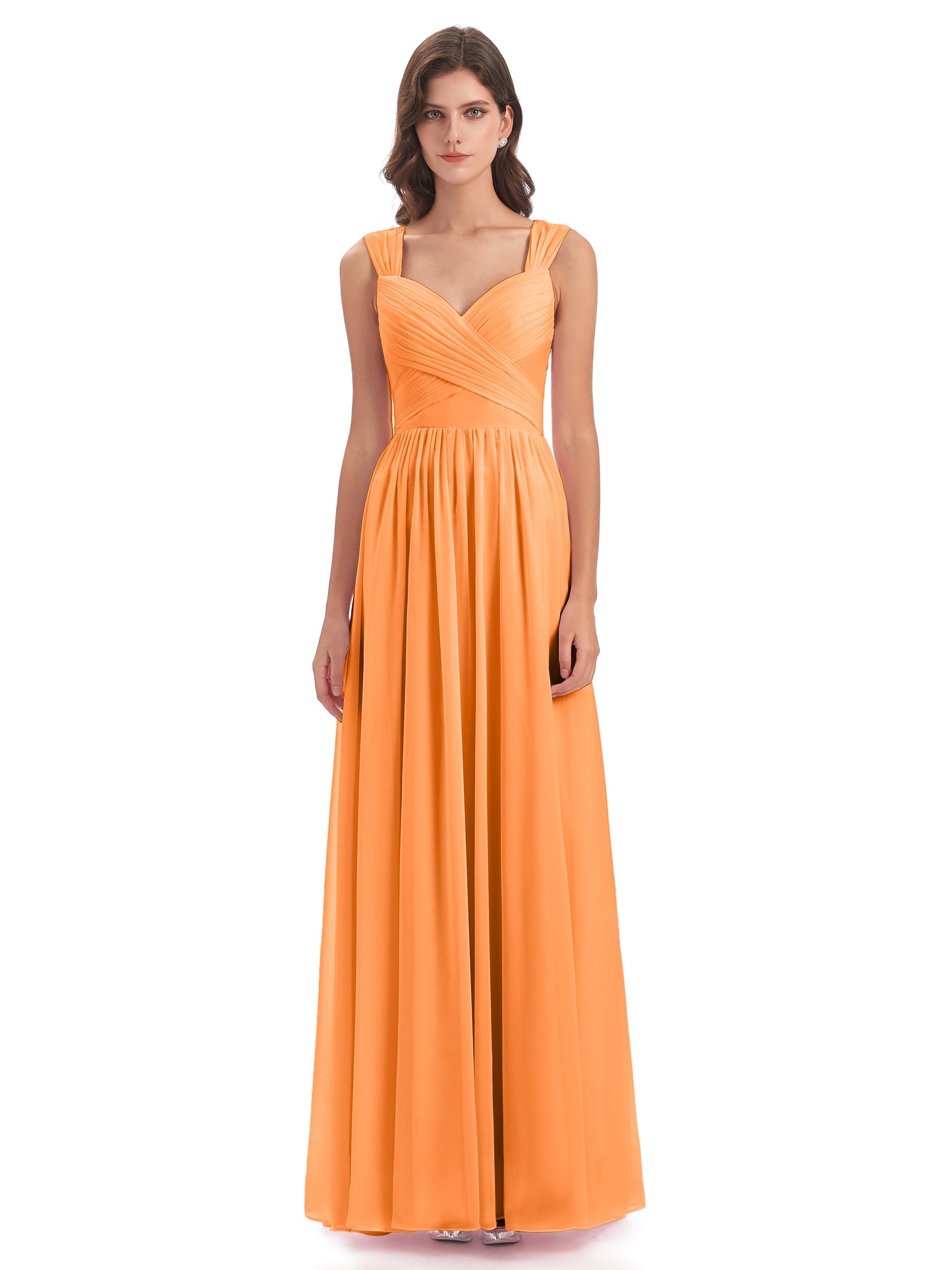 Isabella Key Hole Chiffon Bridesmaid Dresses