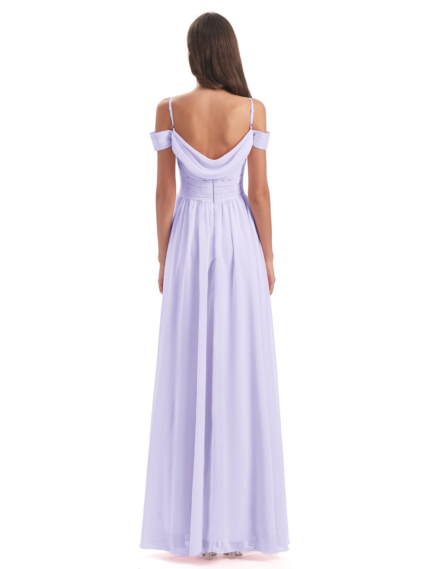 Mia A-line Off The Shoulder Long Bridesmaid Dresses