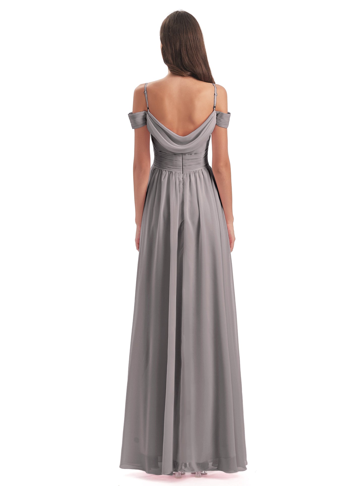 Mia A-line Off The Shoulder Long Bridesmaid Dresses