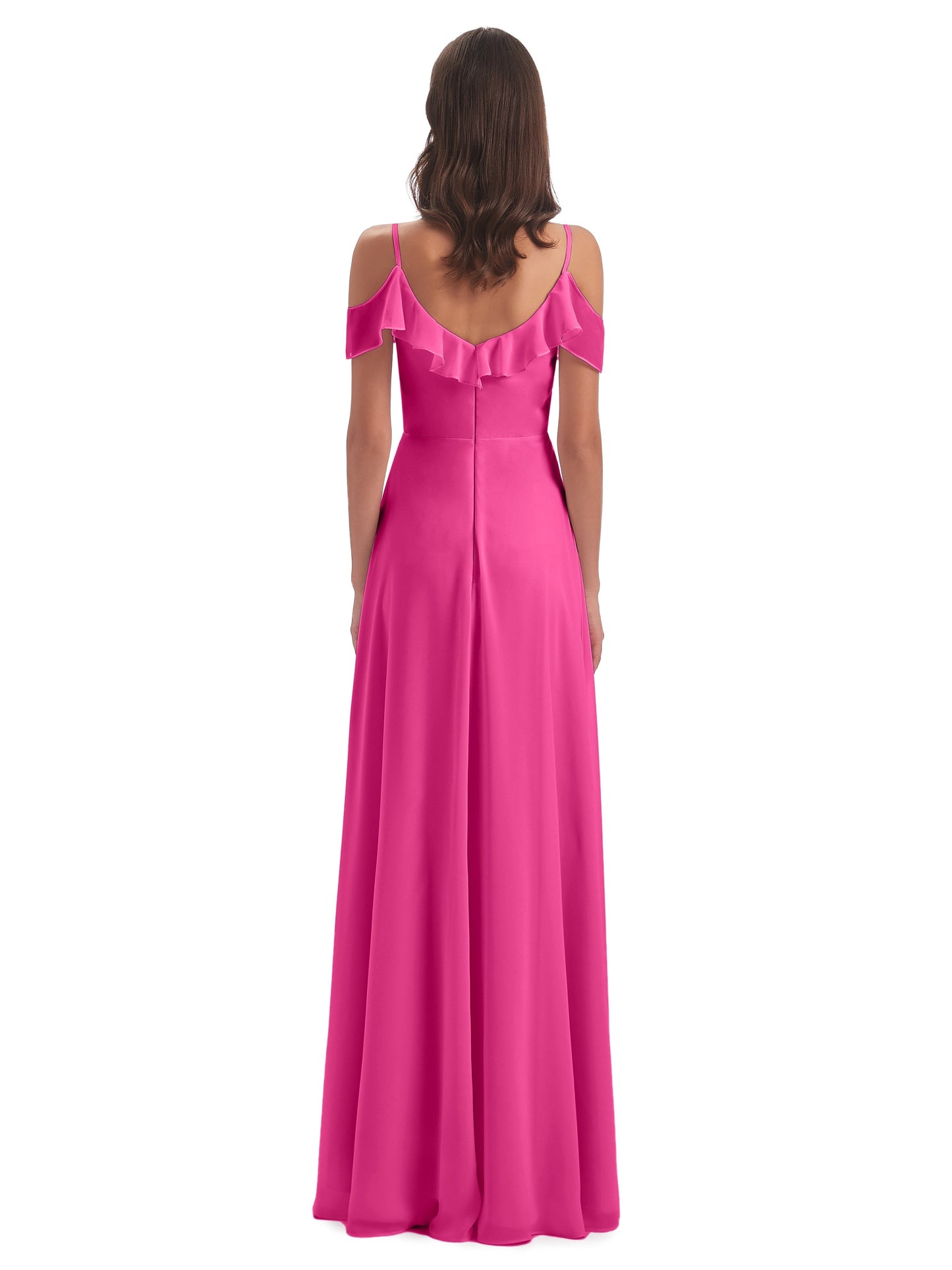 Penelope Sheath Off The Shoulder Long Bridesmaid Dresses