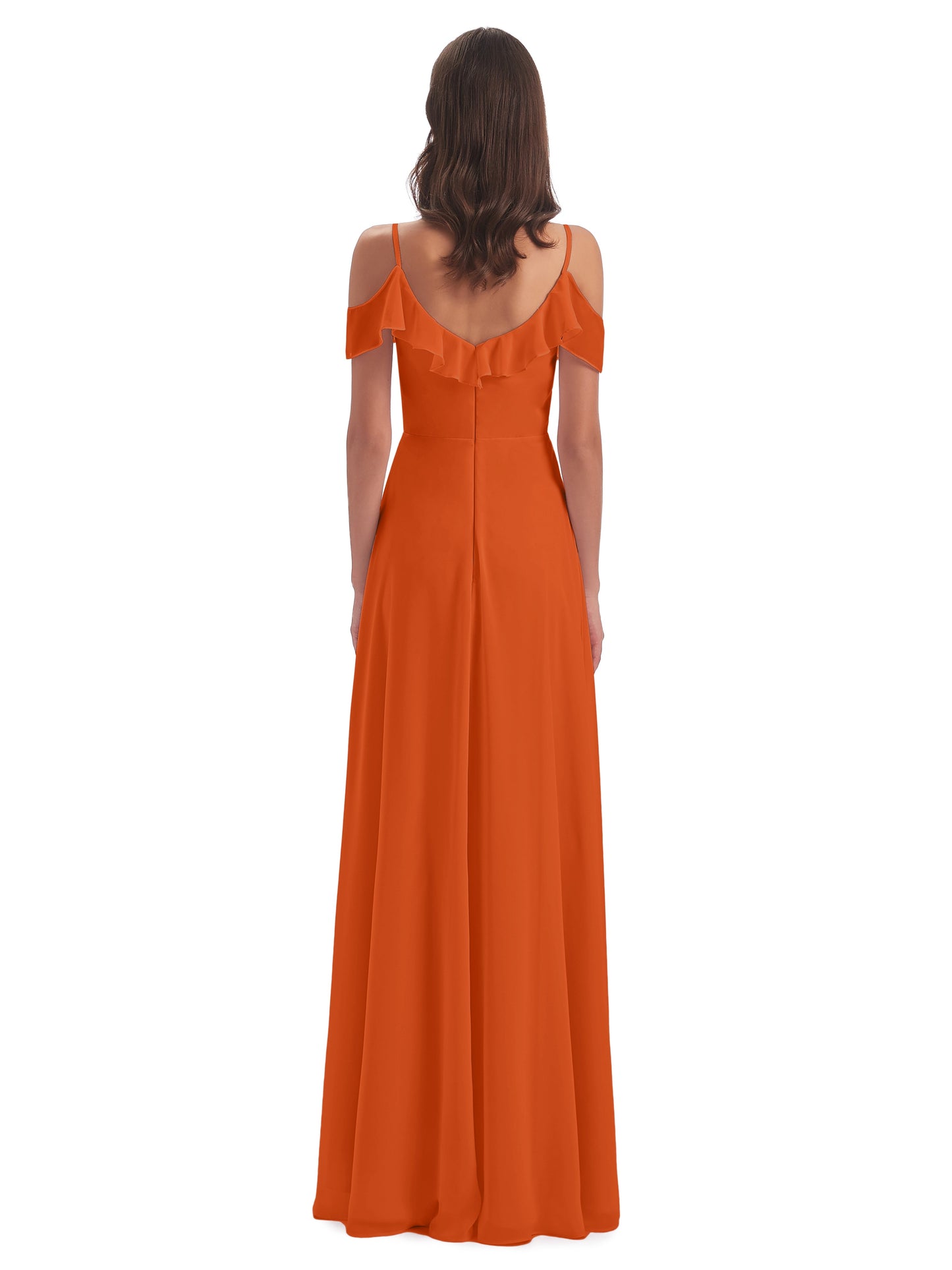 Penelope Sheath Off The Shoulder Long Bridesmaid Dresses