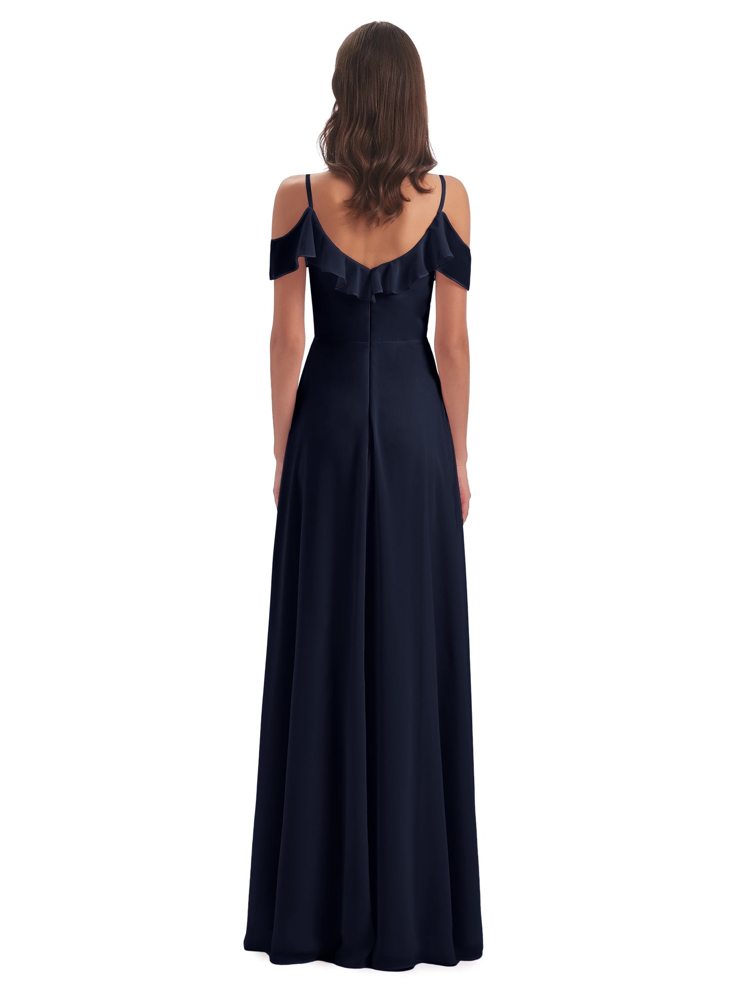 Penelope Sheath Off The Shoulder Long Bridesmaid Dresses