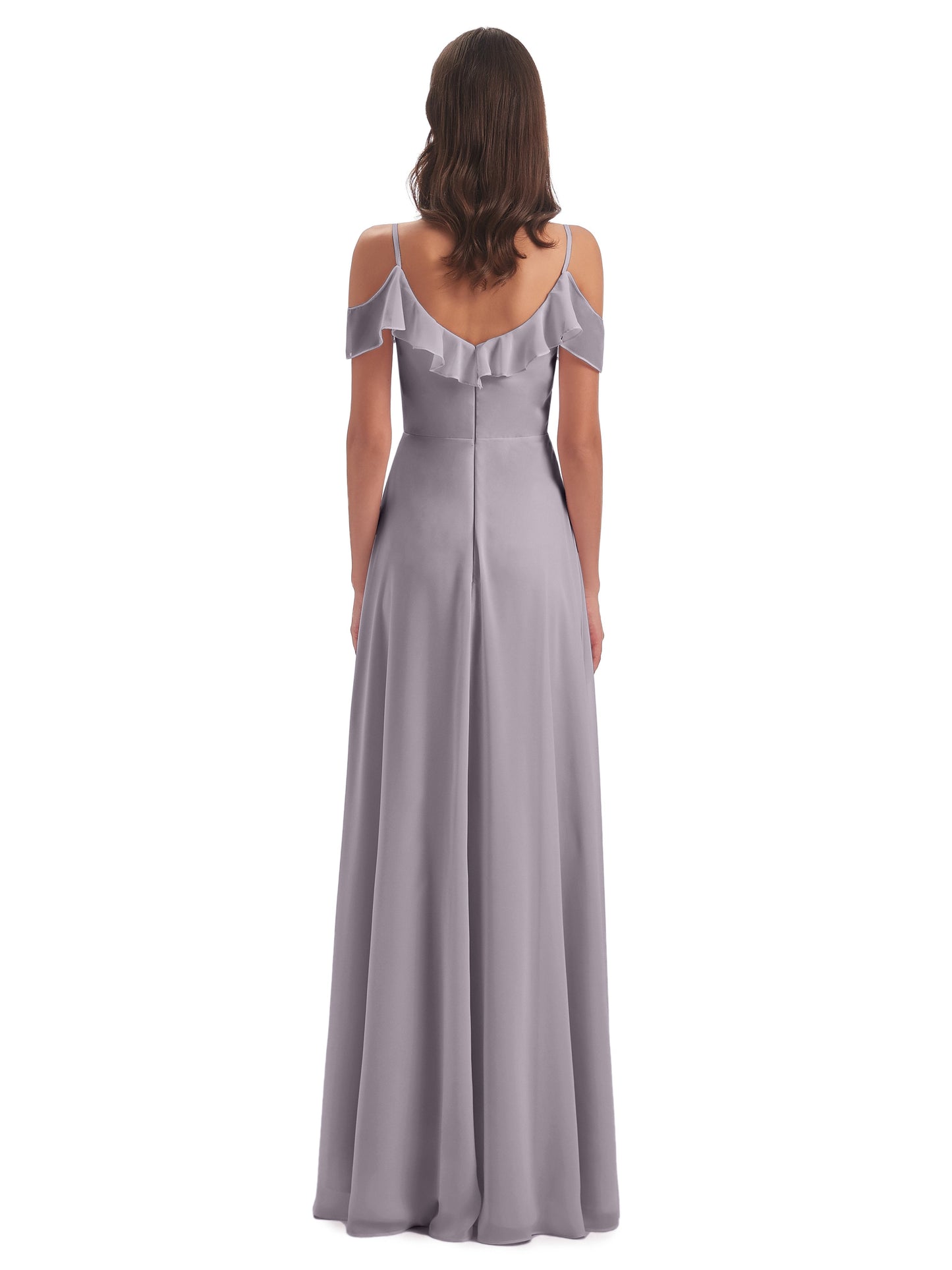 Penelope Sheath Off The Shoulder Long Bridesmaid Dresses