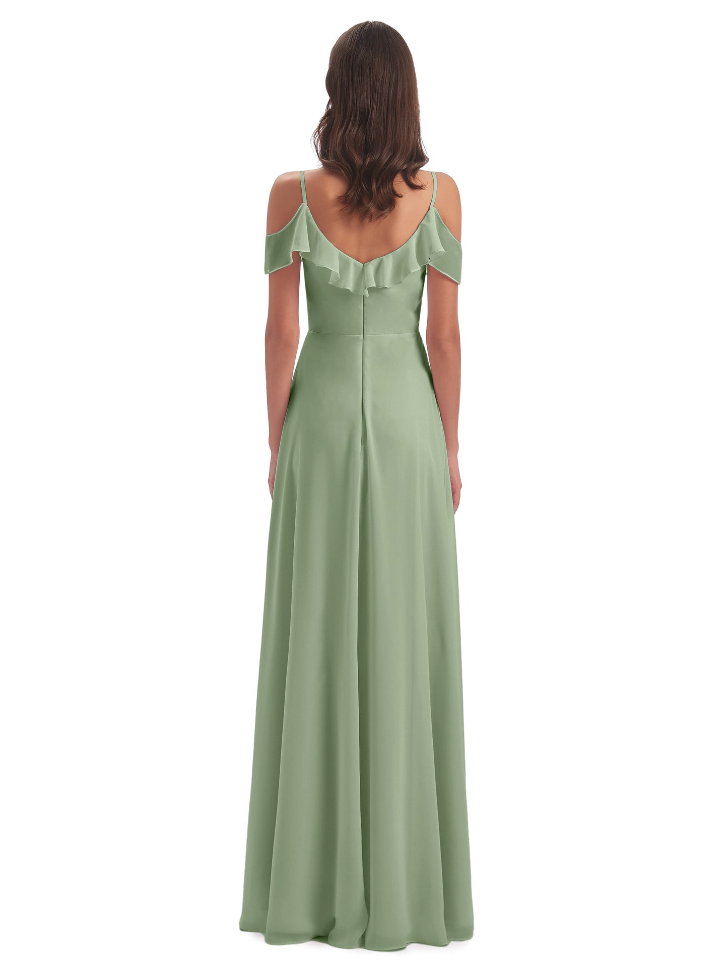 Penelope Sheath Off The Shoulder Long Bridesmaid Dresses