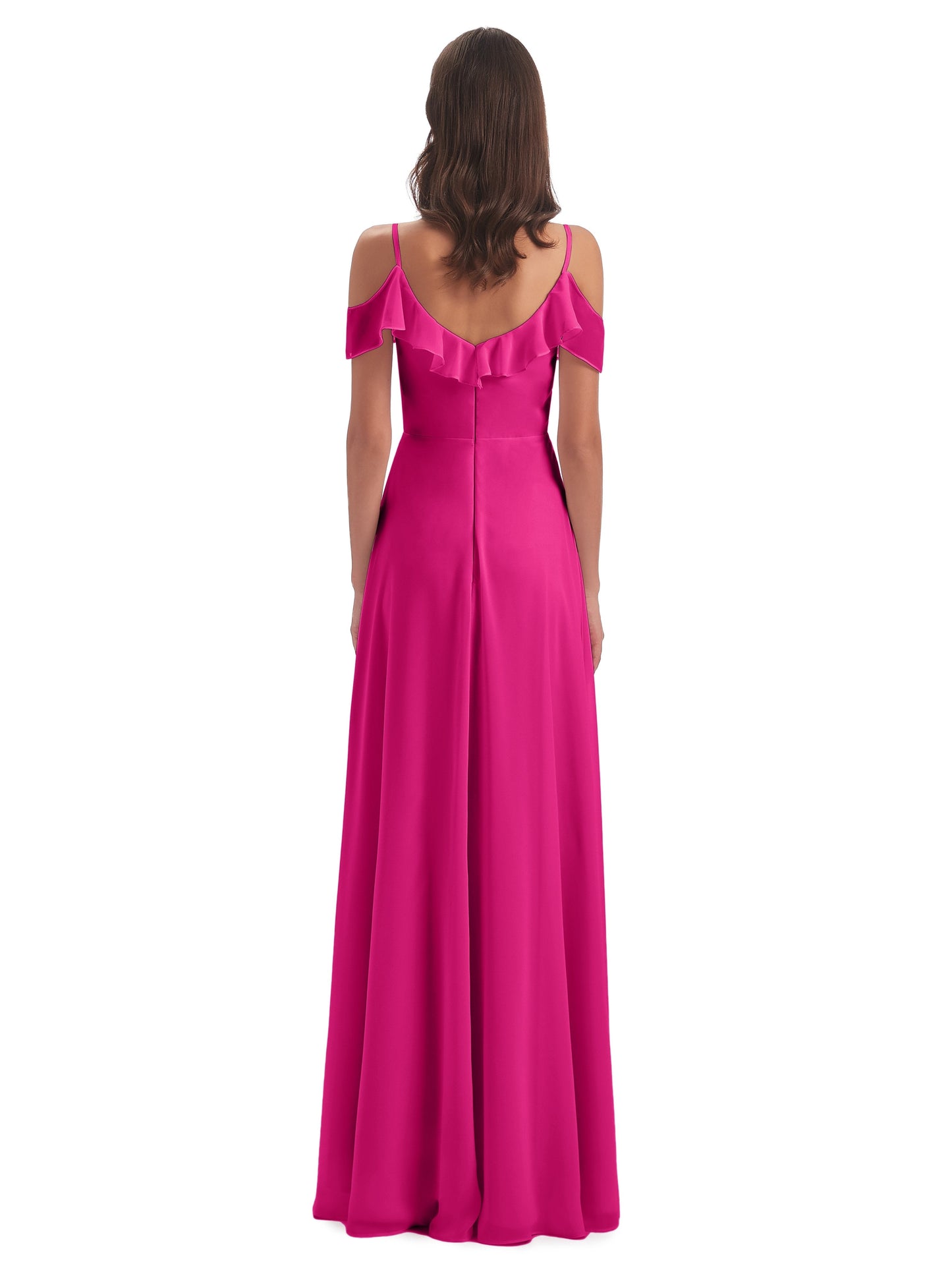 Penelope Sheath Off The Shoulder Long Bridesmaid Dresses