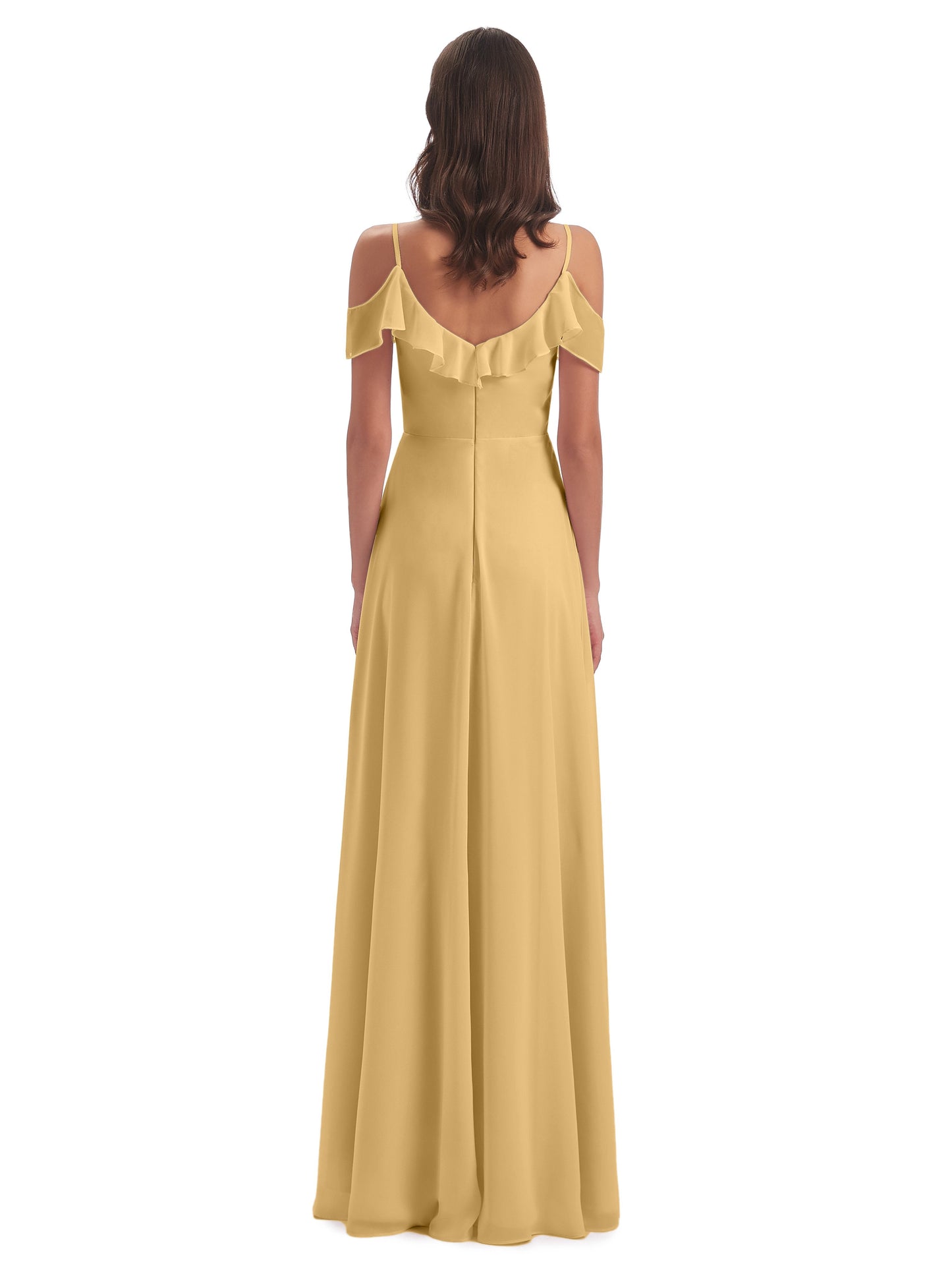 Penelope Sheath Off The Shoulder Long Bridesmaid Dresses