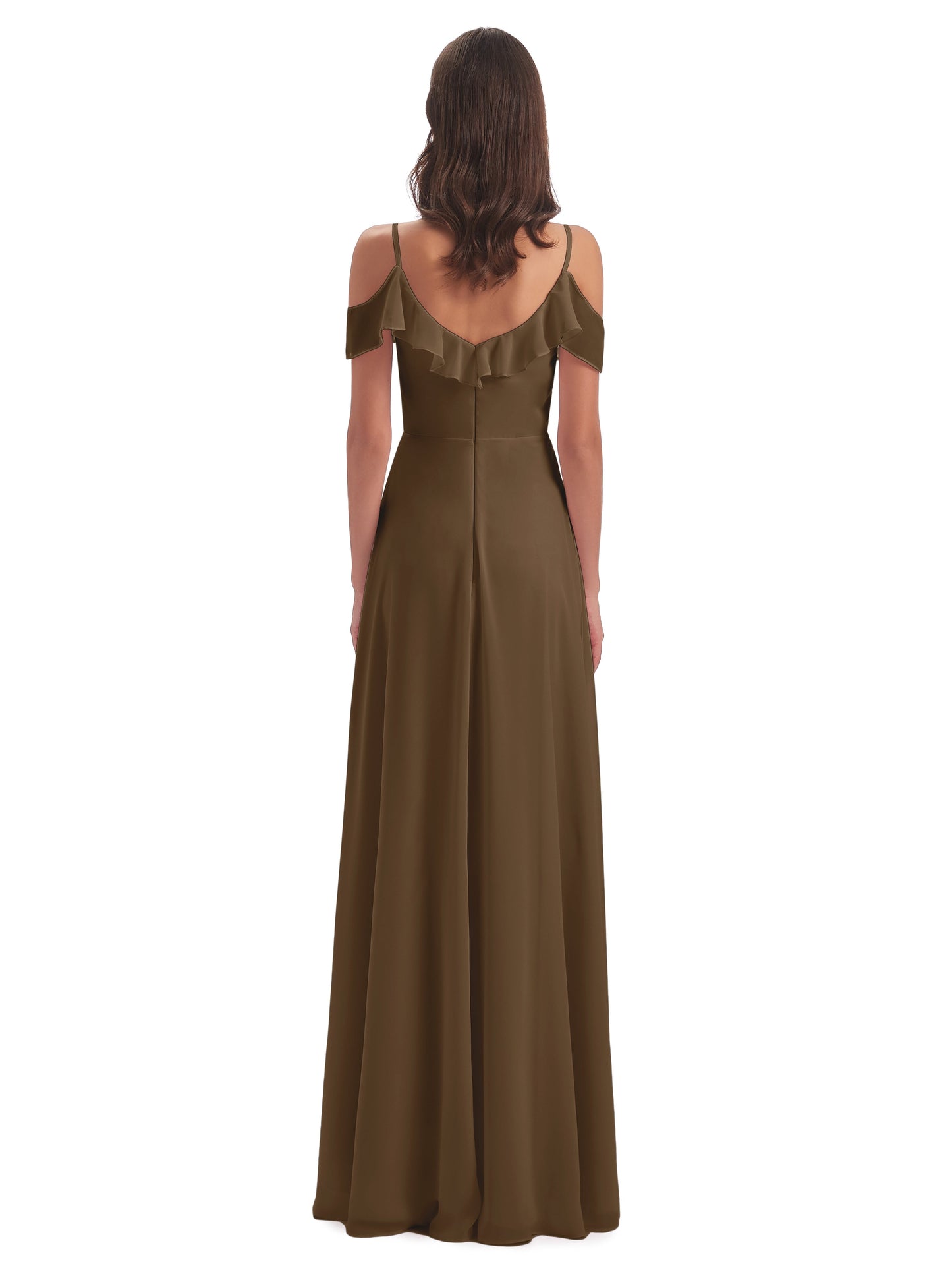 Penelope Sheath Off The Shoulder Long Bridesmaid Dresses