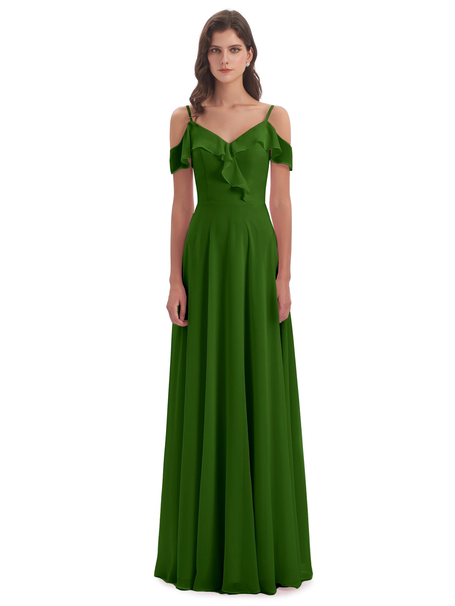 Penelope Sheath Off The Shoulder Long Bridesmaid Dresses