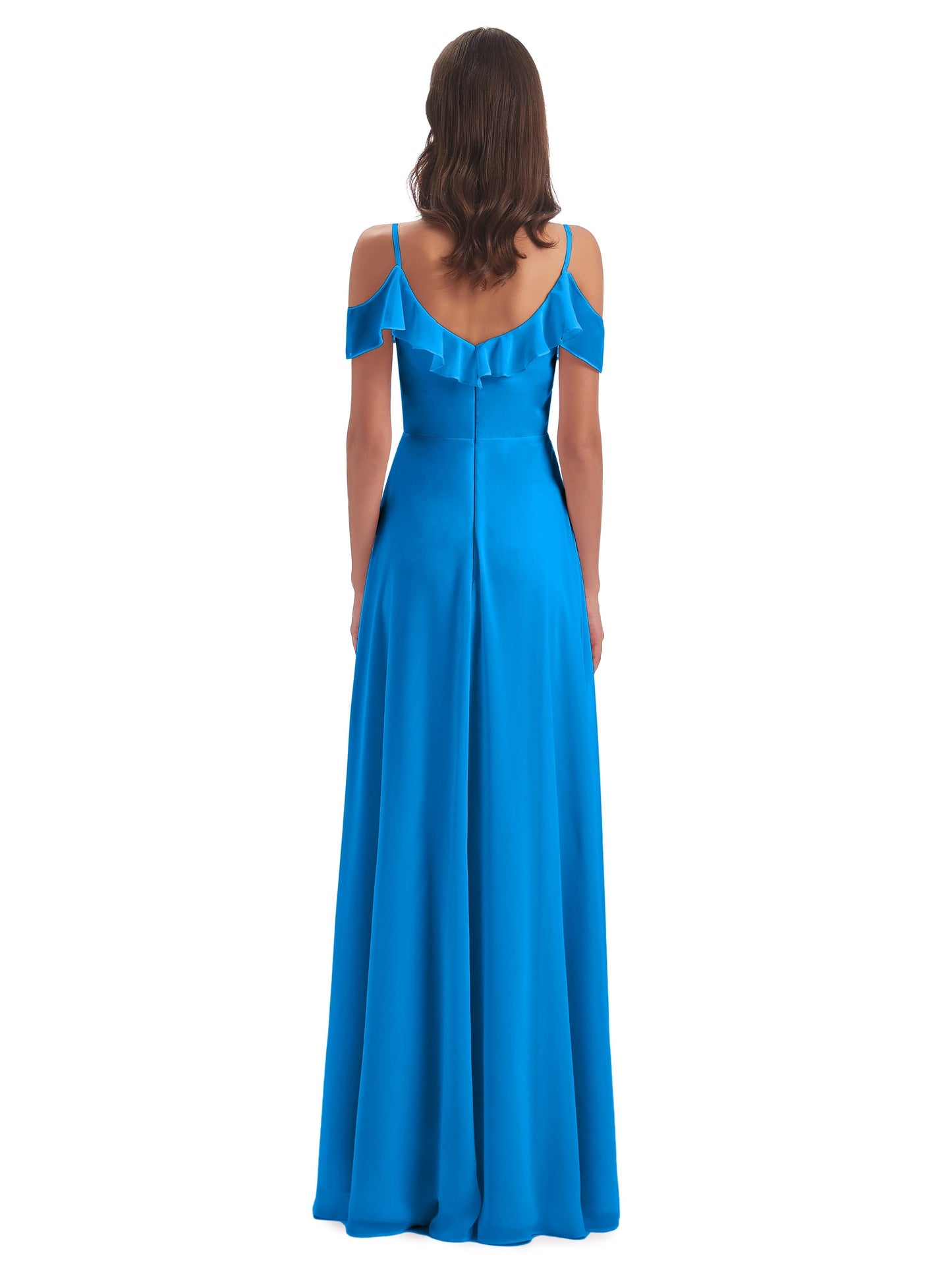 Penelope Sheath Off The Shoulder Long Bridesmaid Dresses