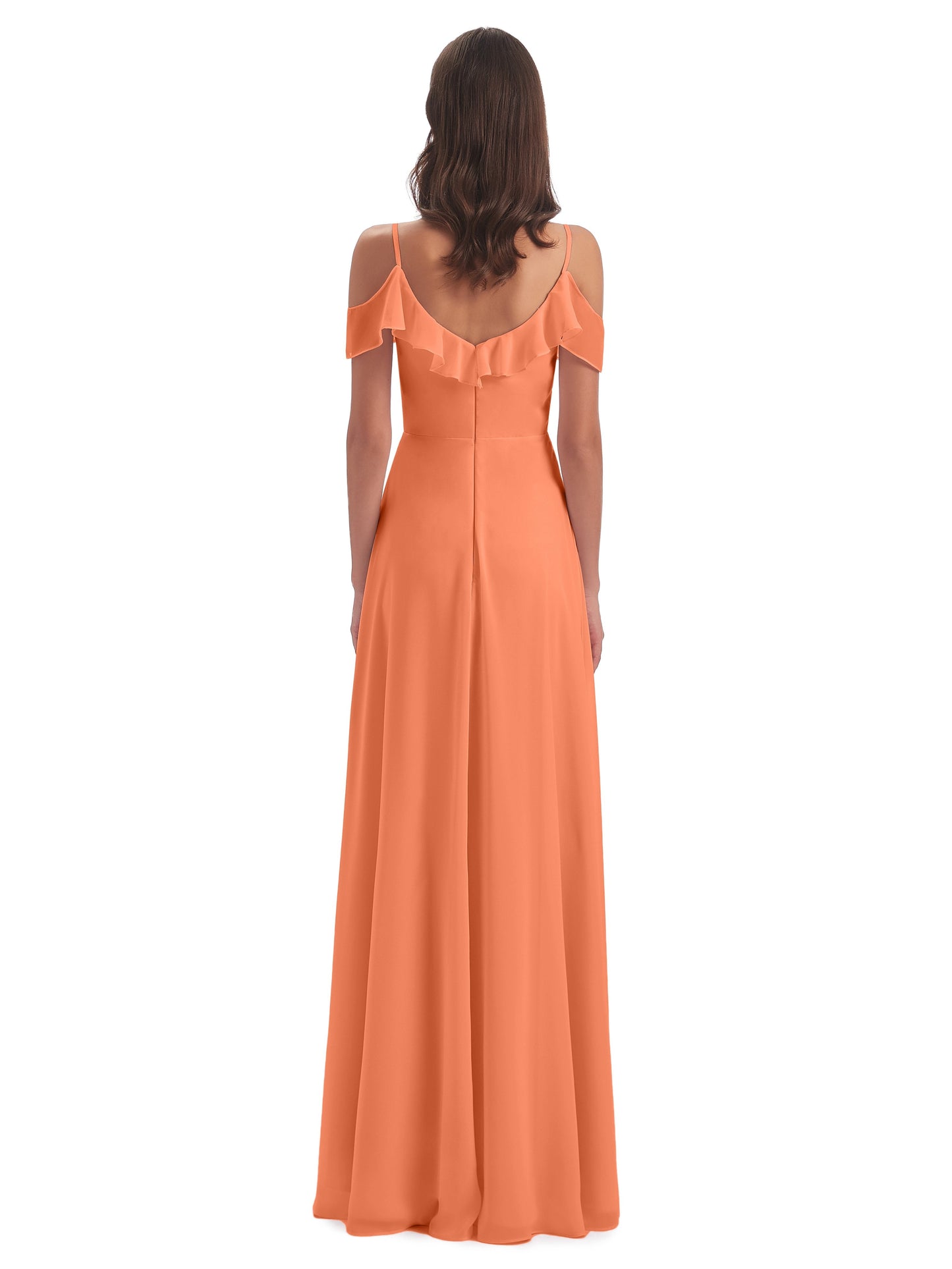 Penelope Sheath Off The Shoulder Long Bridesmaid Dresses