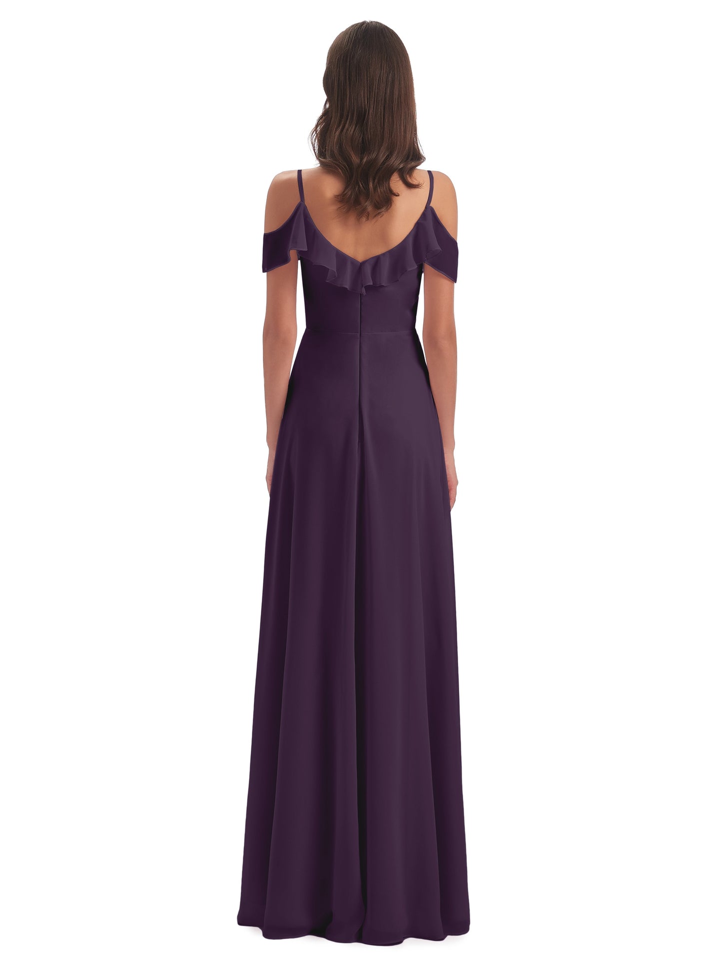 Penelope Sheath Off The Shoulder Long Bridesmaid Dresses