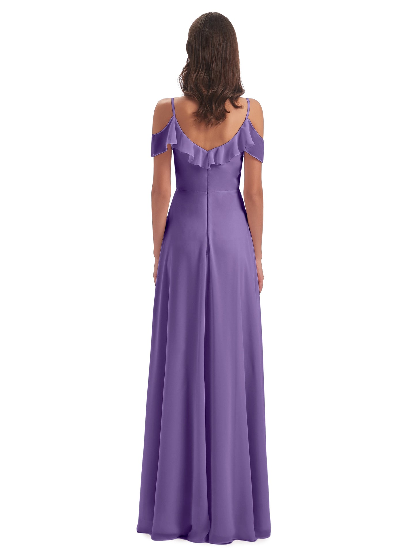 Penelope Sheath Off The Shoulder Long Bridesmaid Dresses