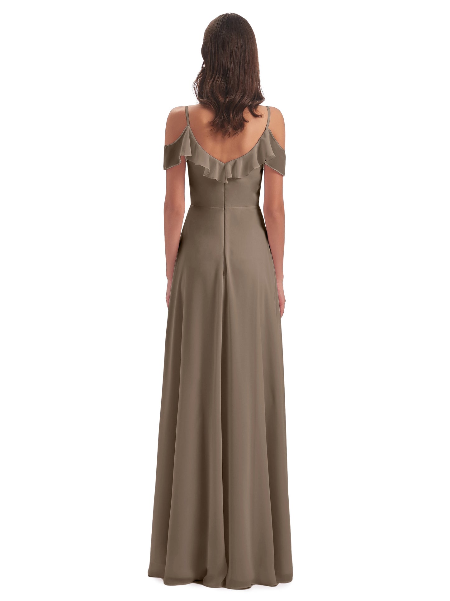 Penelope Sheath Off The Shoulder Long Bridesmaid Dresses