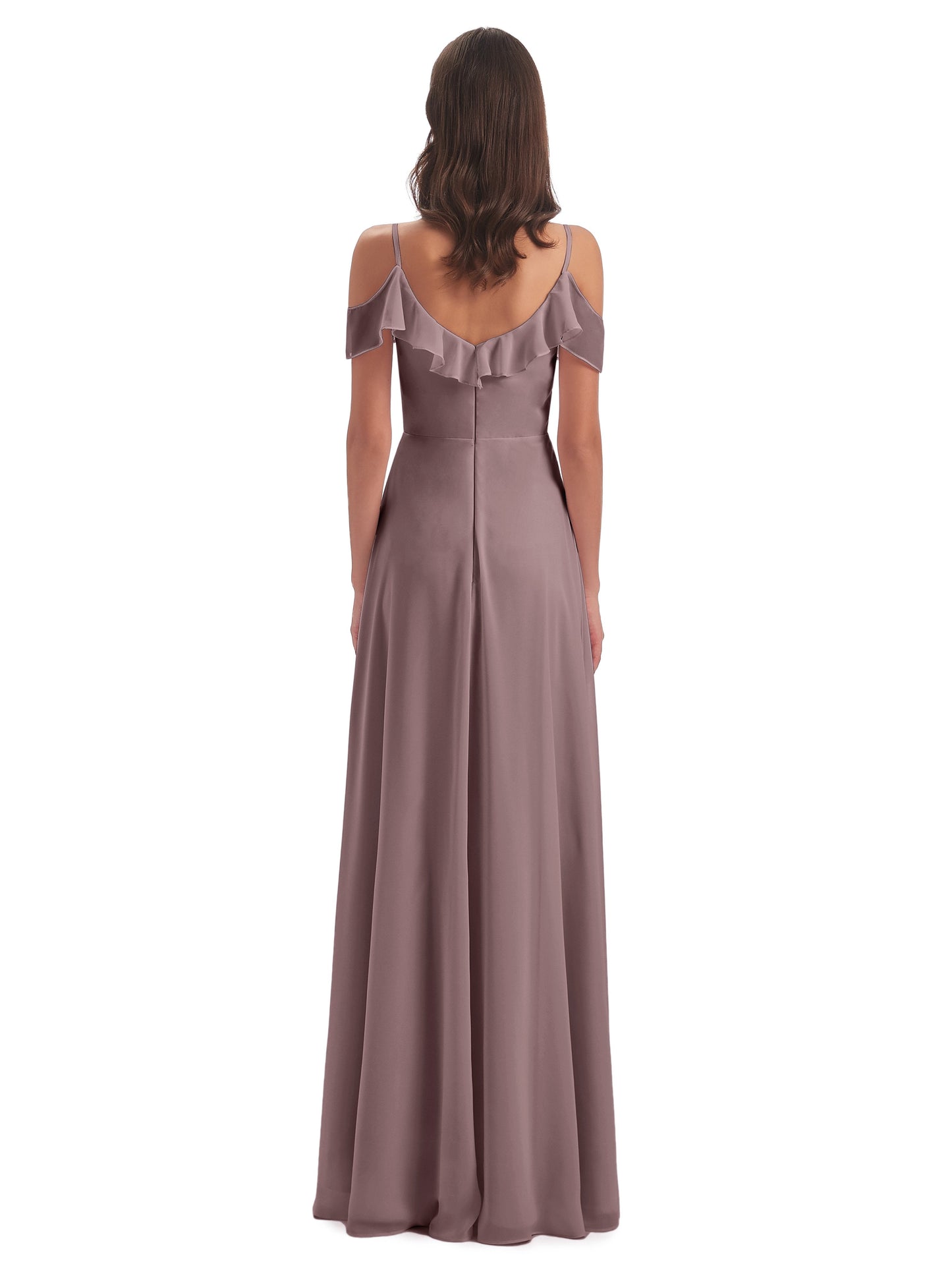 Penelope Sheath Off The Shoulder Long Bridesmaid Dresses