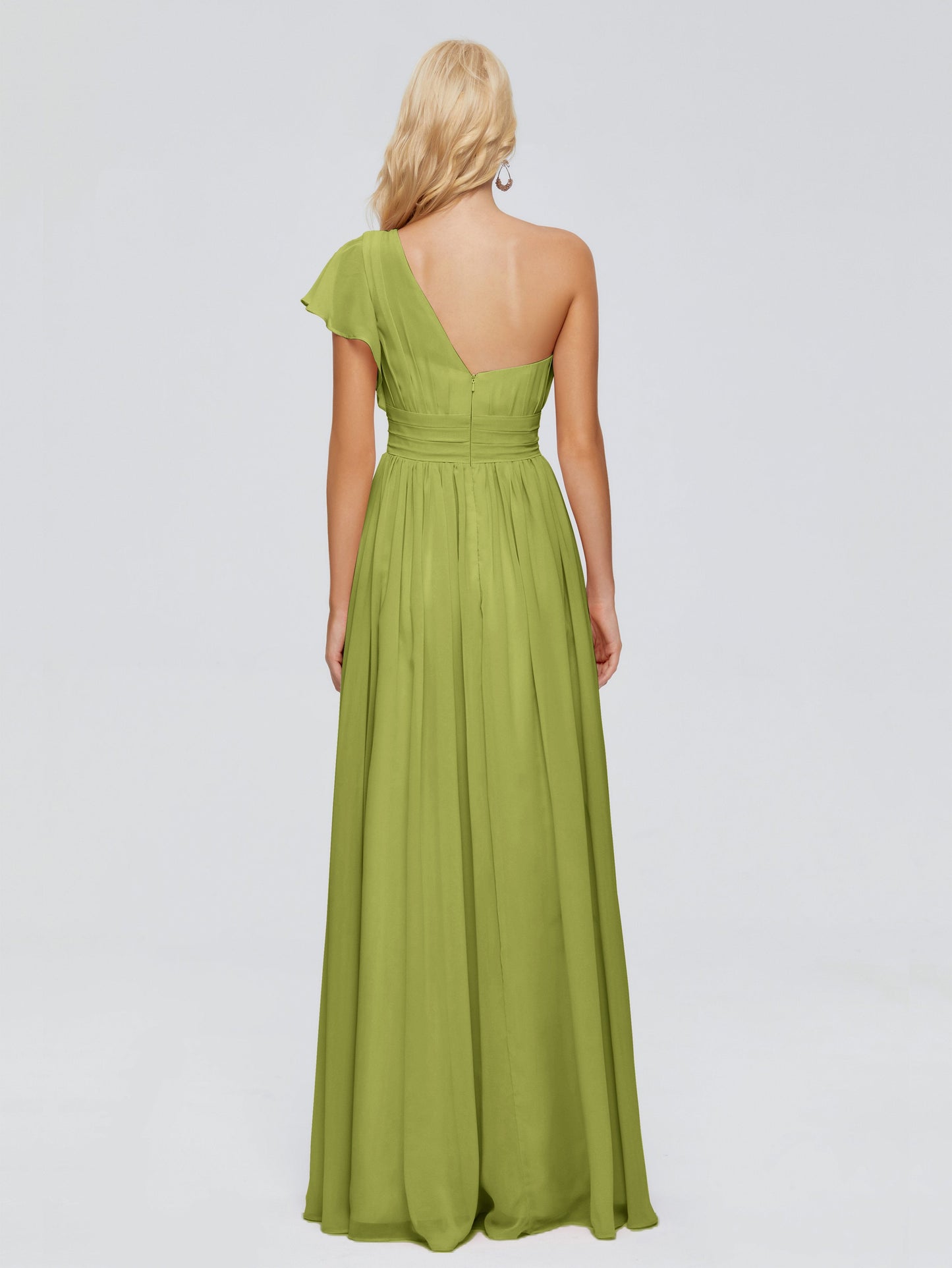 Rylee One Shoulder Chiffon Bridesmaid Dresses