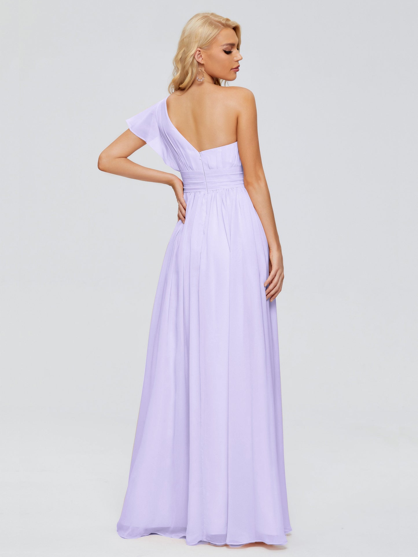 Rylee One Shoulder Chiffon Bridesmaid Dresses
