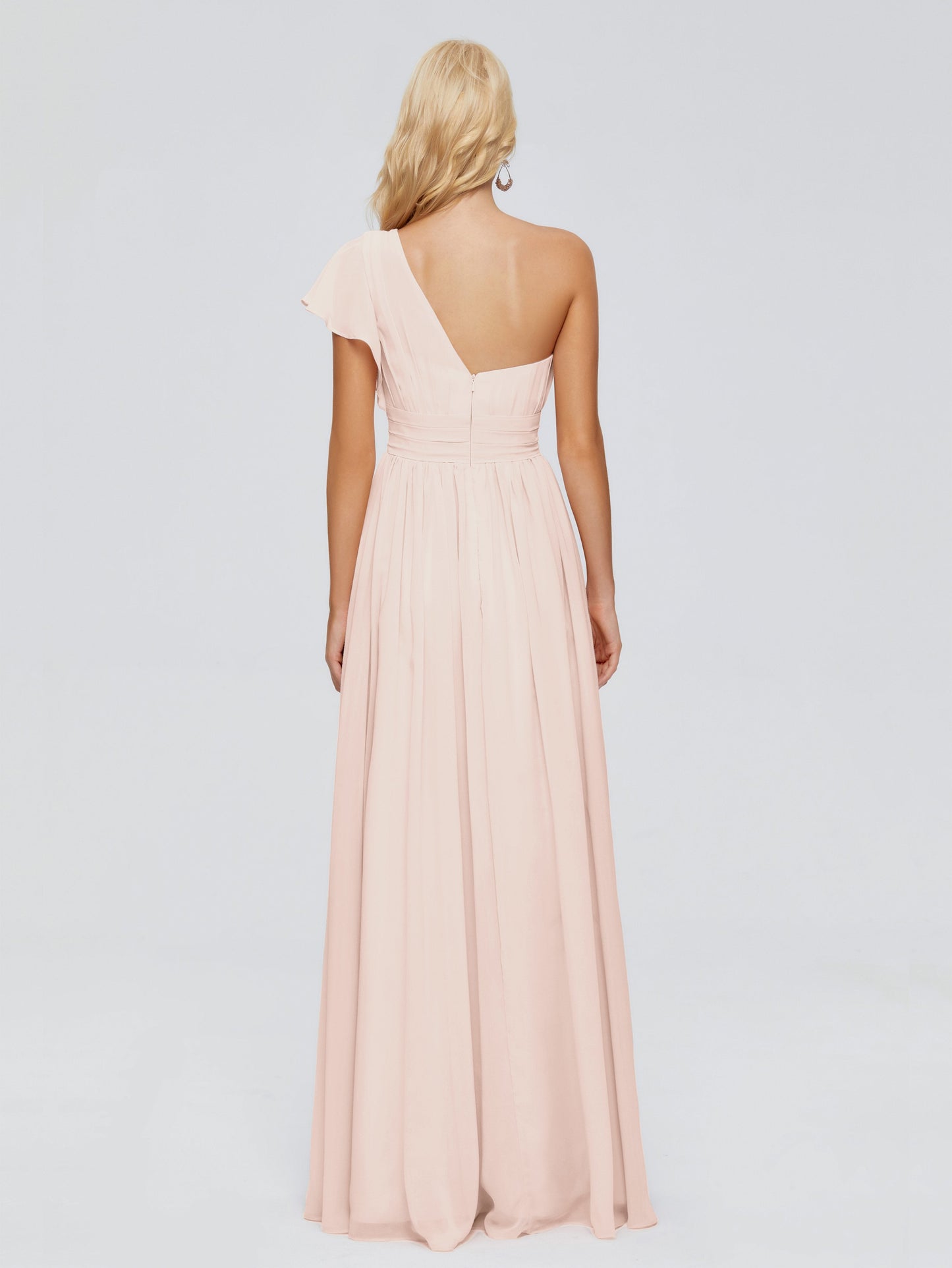 Rylee One Shoulder Chiffon Bridesmaid Dresses